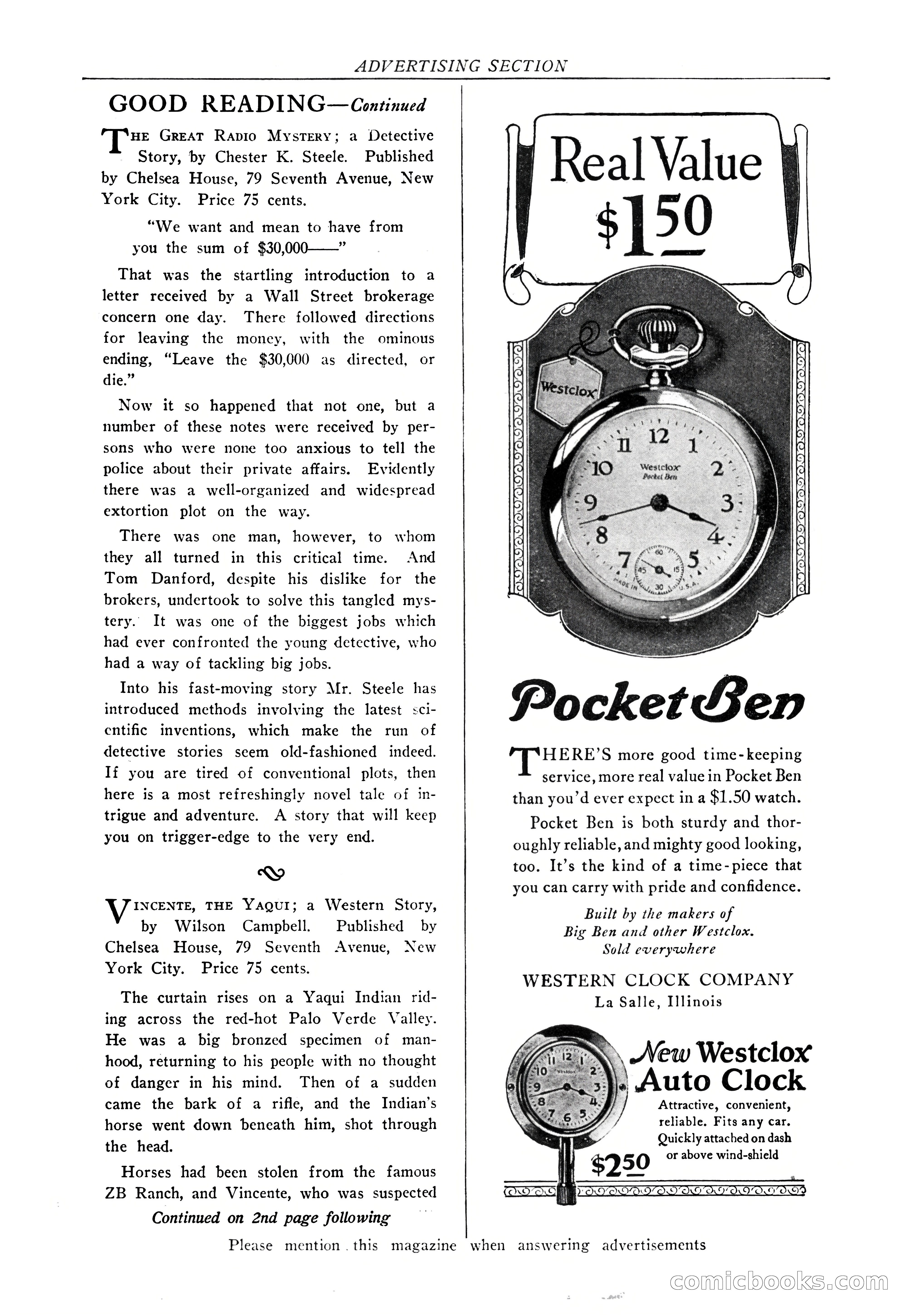 The Popular Magazine, September 7, 1928 — page 7 of 164