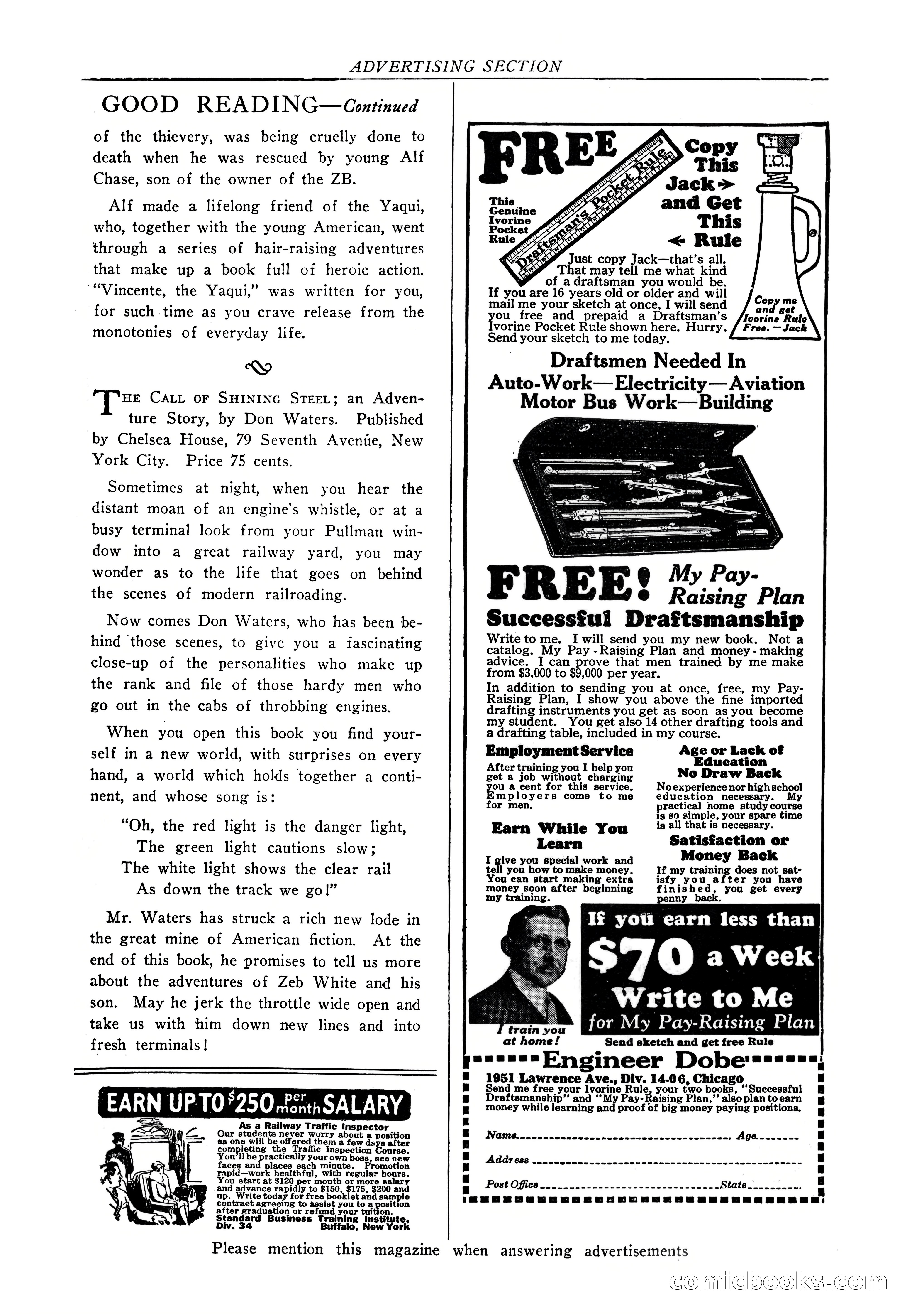 The Popular Magazine, September 7, 1928 — page 9 of 164