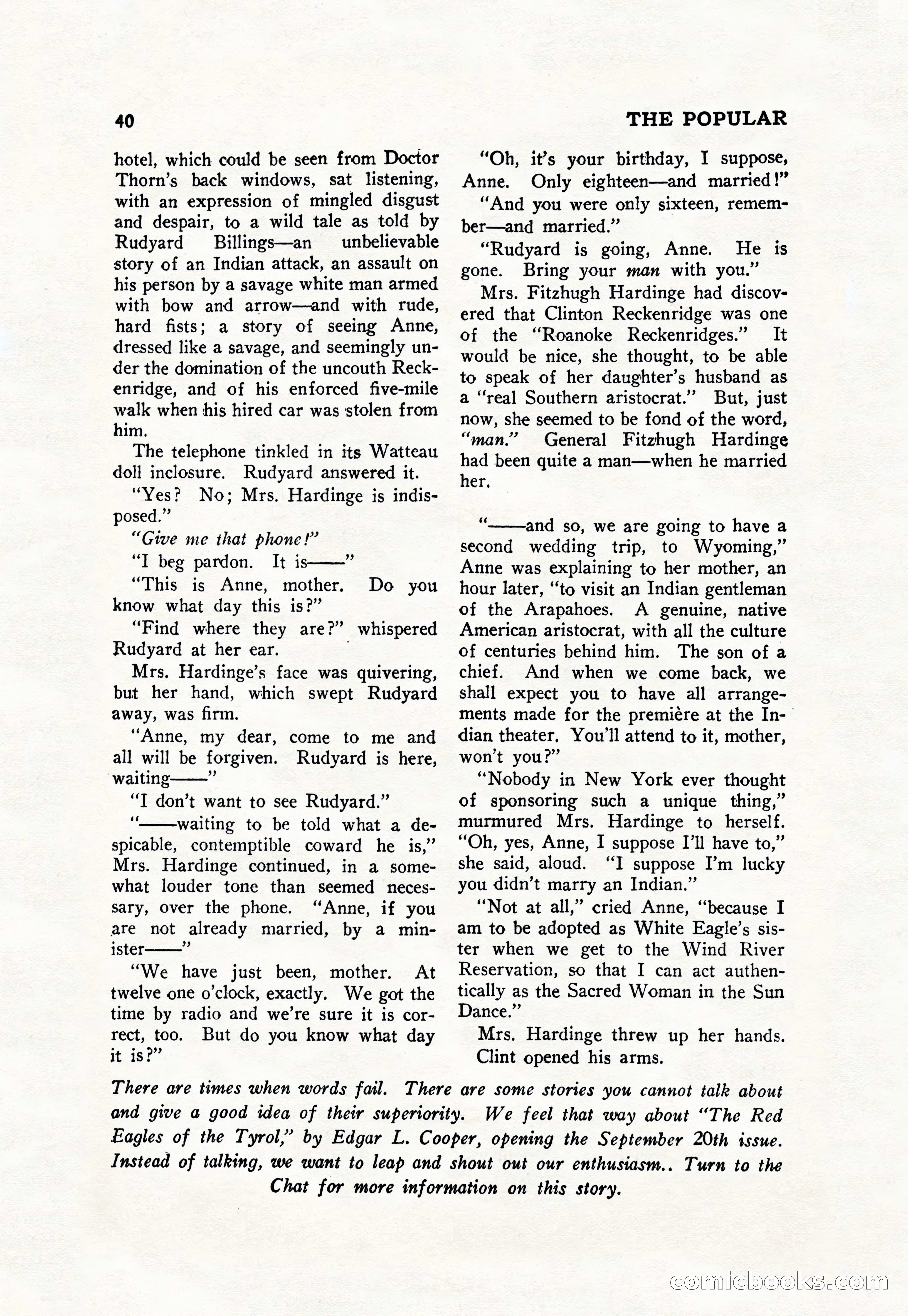 The Popular Magazine, September 7, 1928 — page 50 of 164