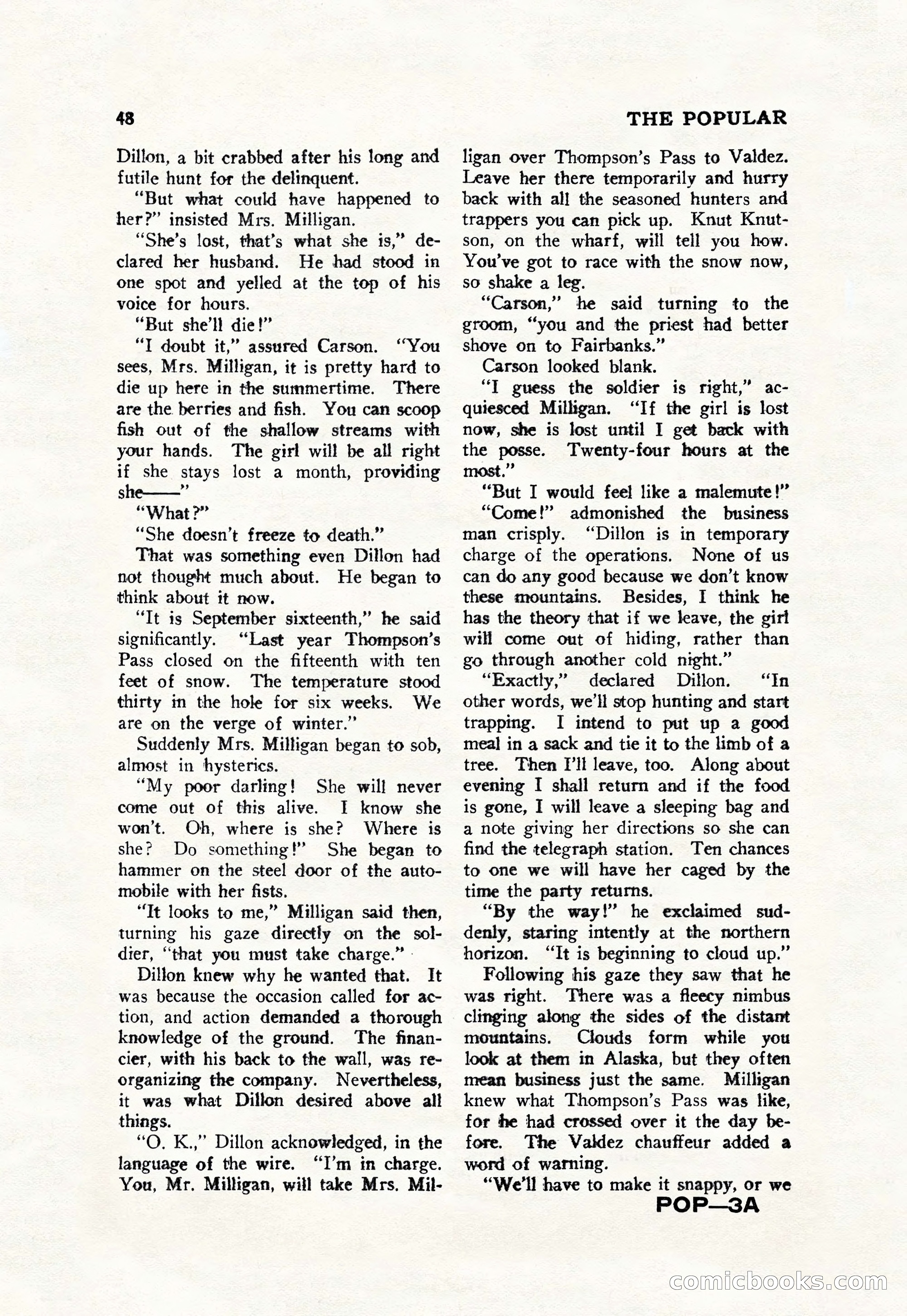 The Popular Magazine, September 7, 1928 — page 58 of 164