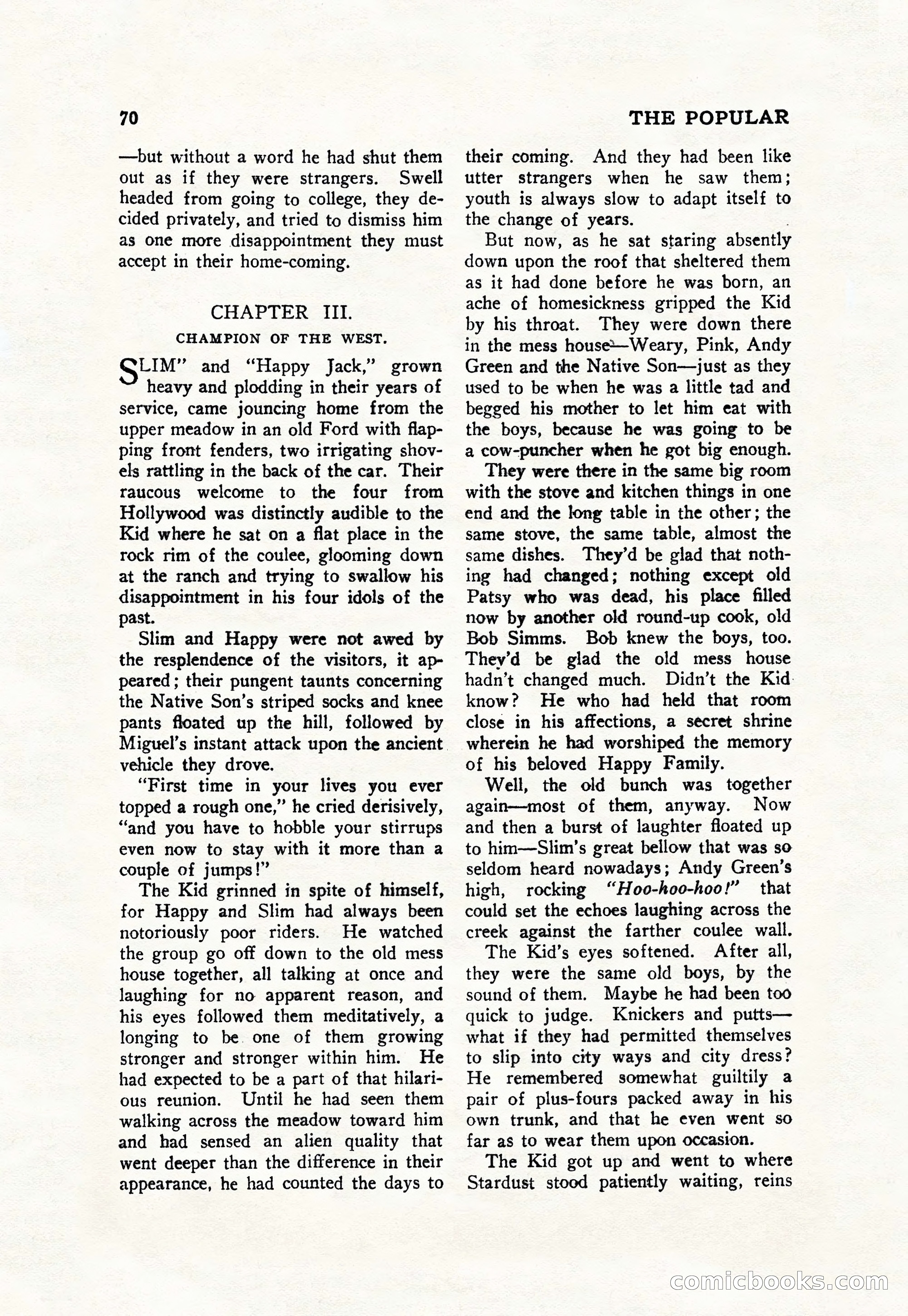 The Popular Magazine, September 7, 1928 — page 80 of 164