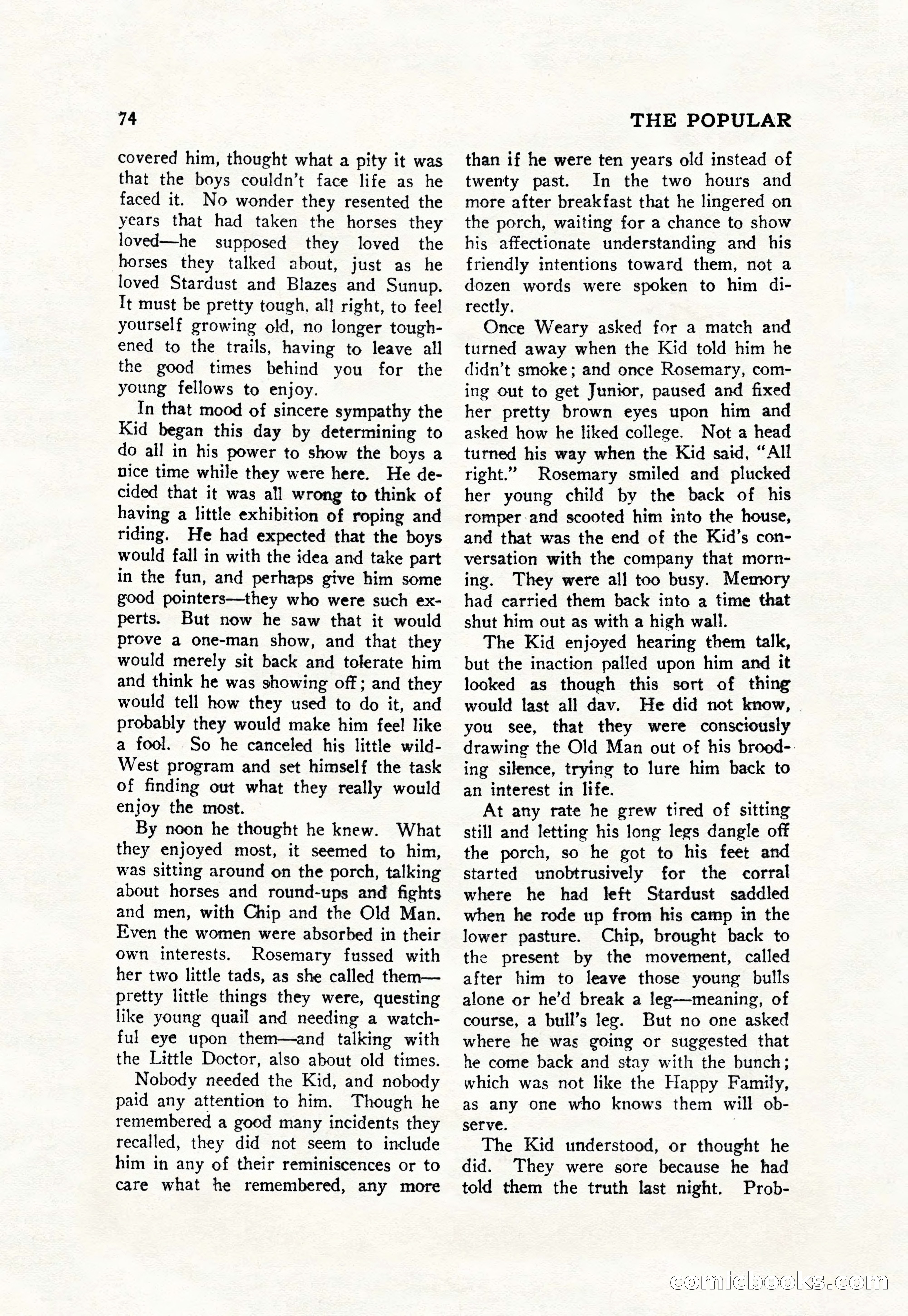 The Popular Magazine, September 7, 1928 — page 84 of 164