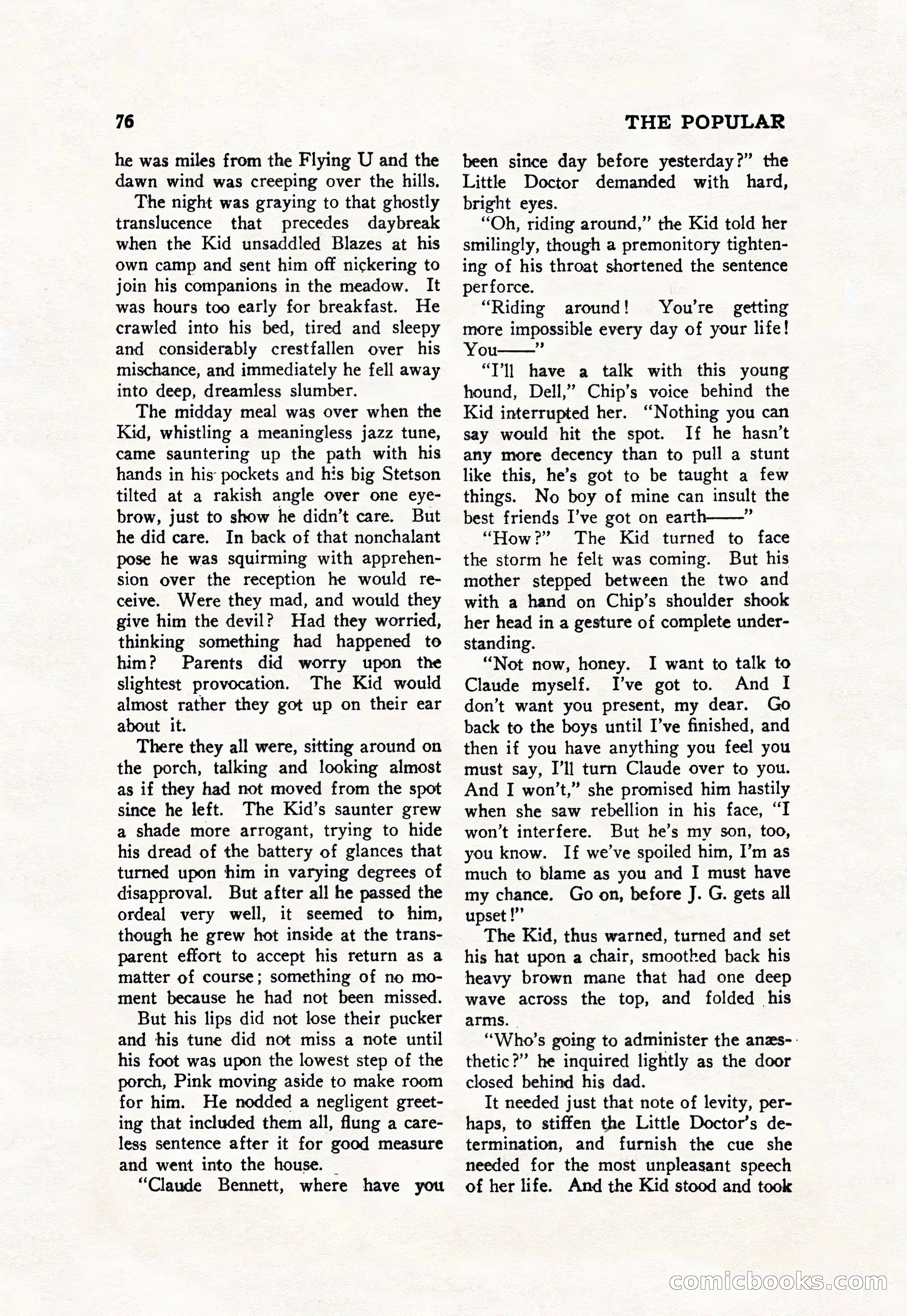 The Popular Magazine, September 7, 1928 — page 86 of 164