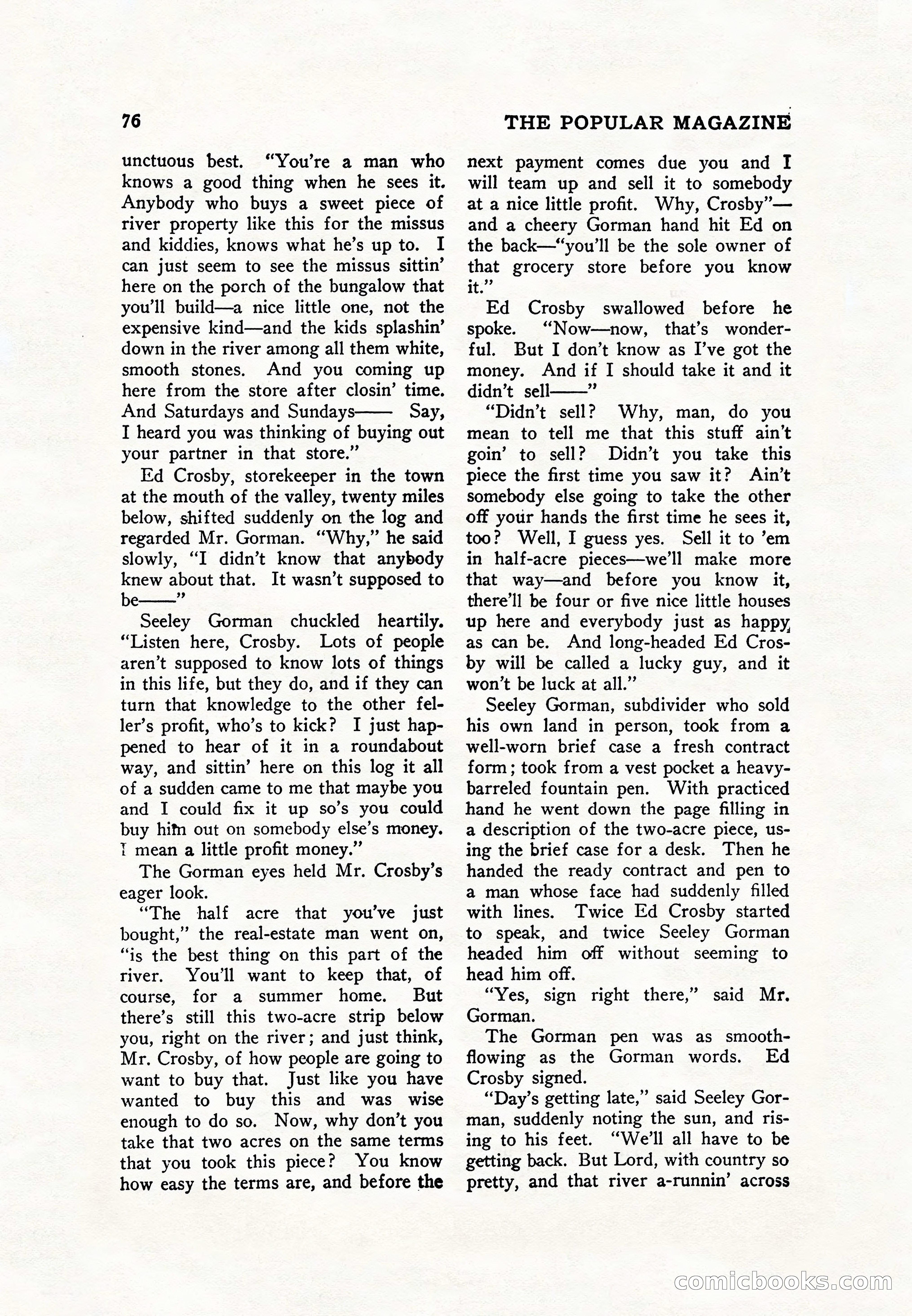 The Popular Magazine, November 1928 — page 86 of 196