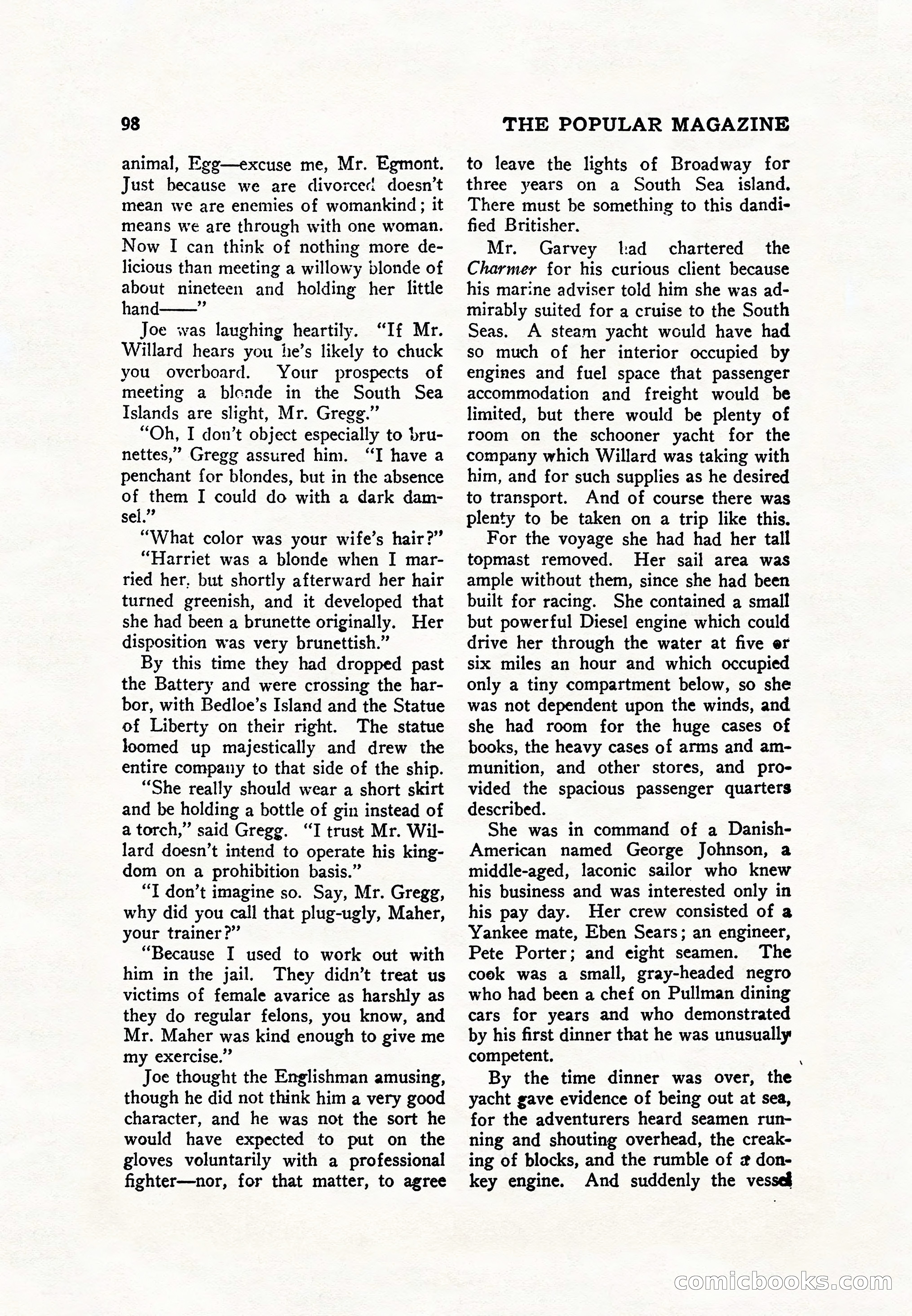 The Popular Magazine, November 1928 — page 108 of 196