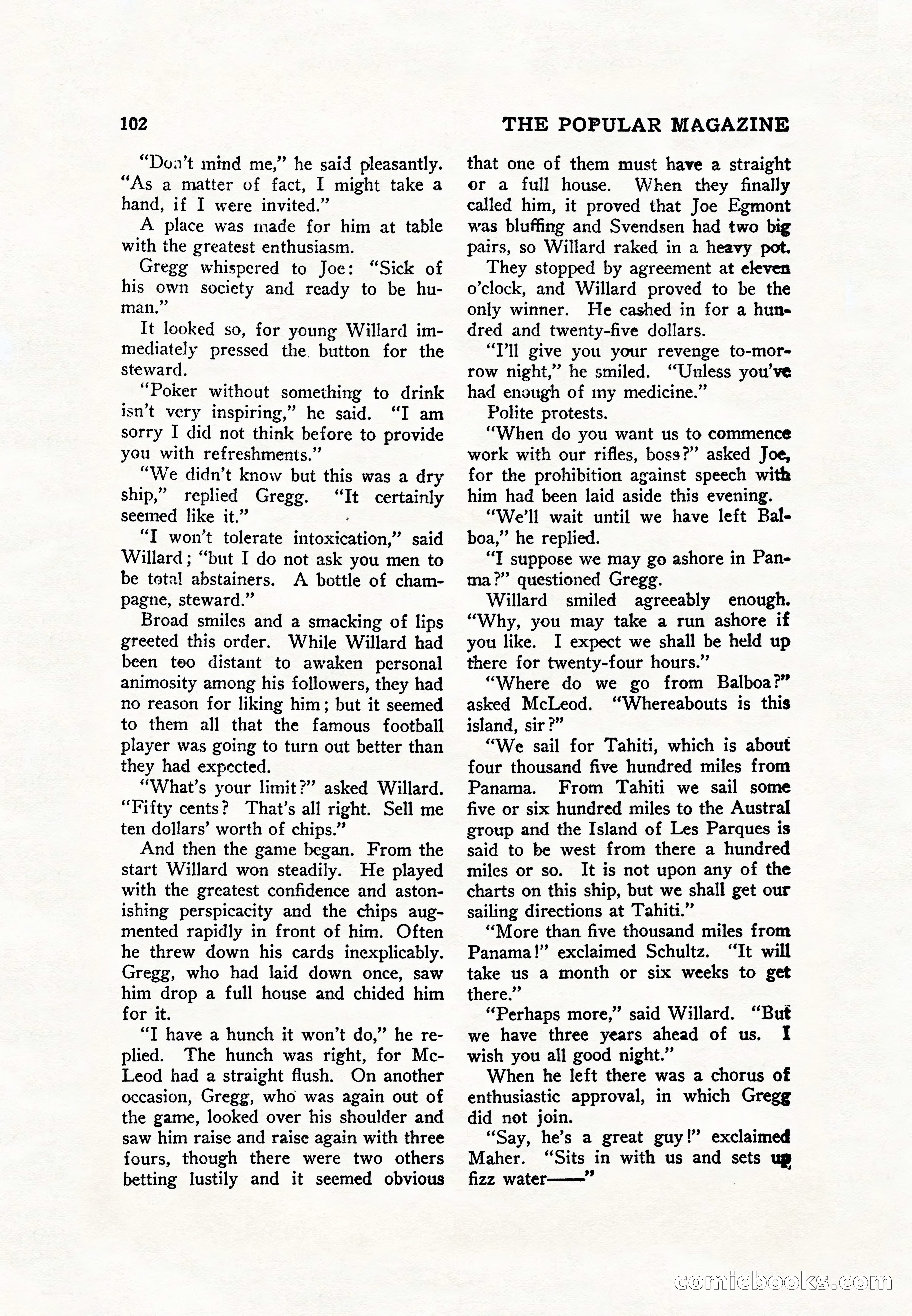 The Popular Magazine, November 1928 — page 112 of 196