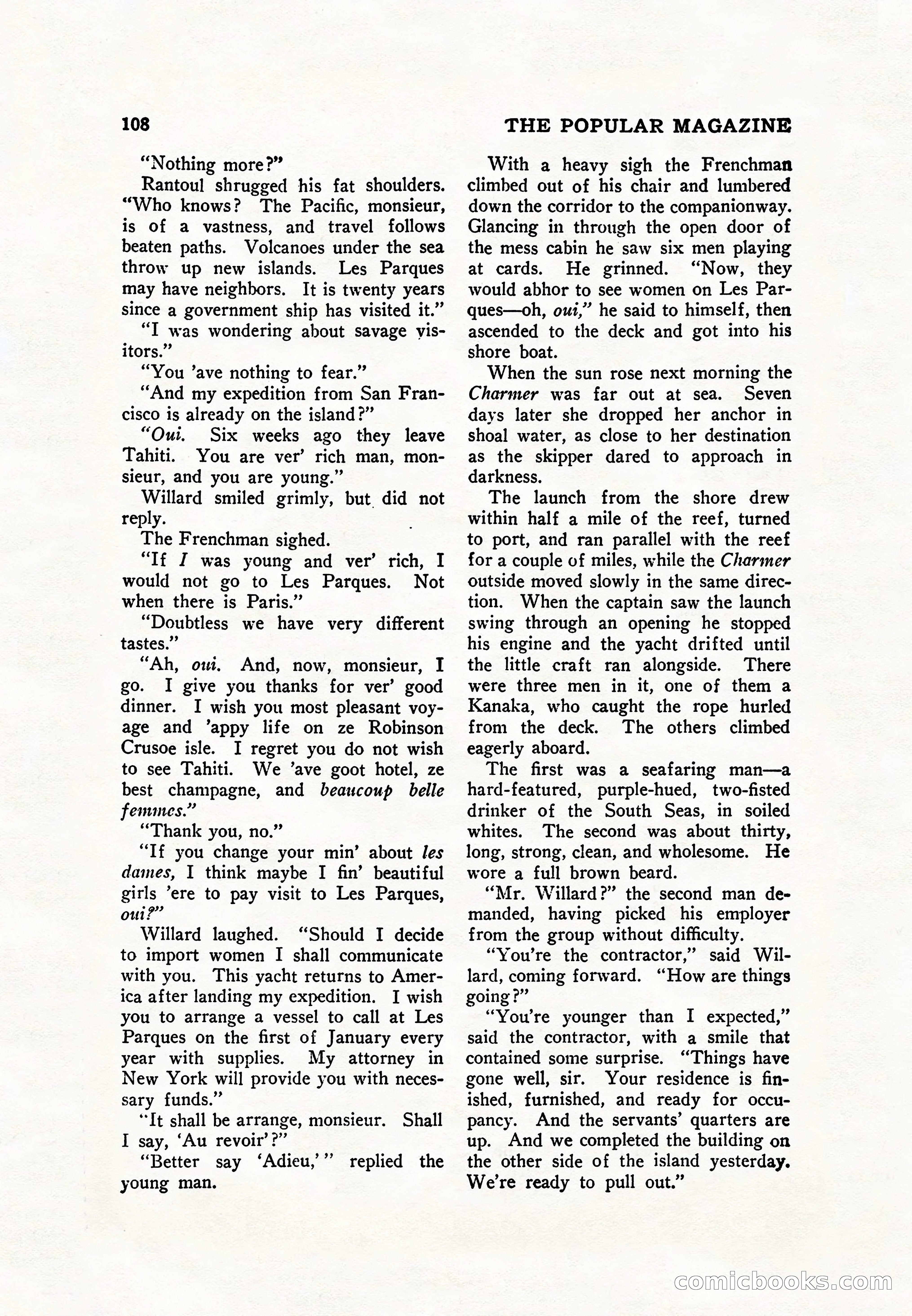 The Popular Magazine, November 1928 — page 118 of 196