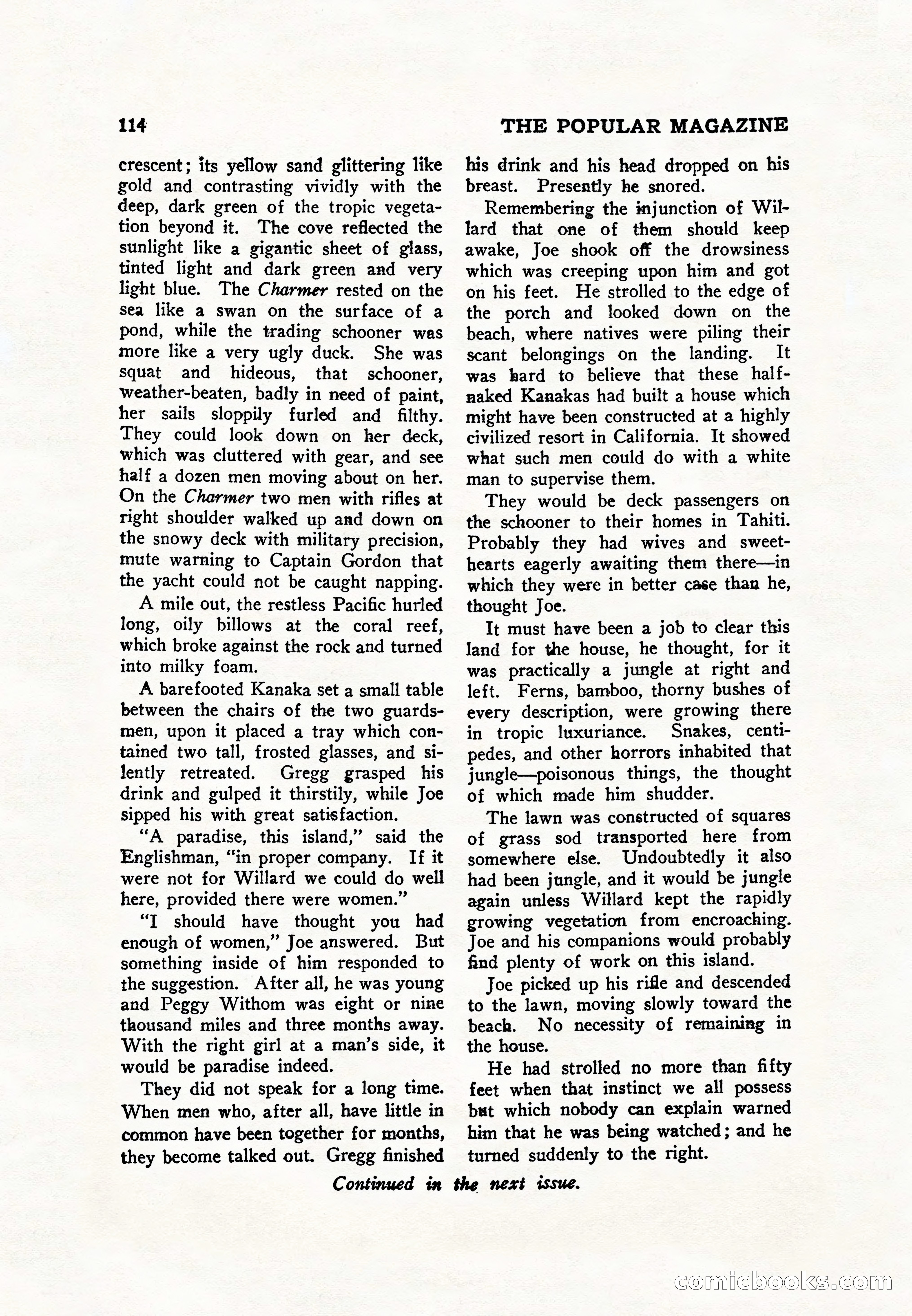 The Popular Magazine, November 1928 — page 124 of 196