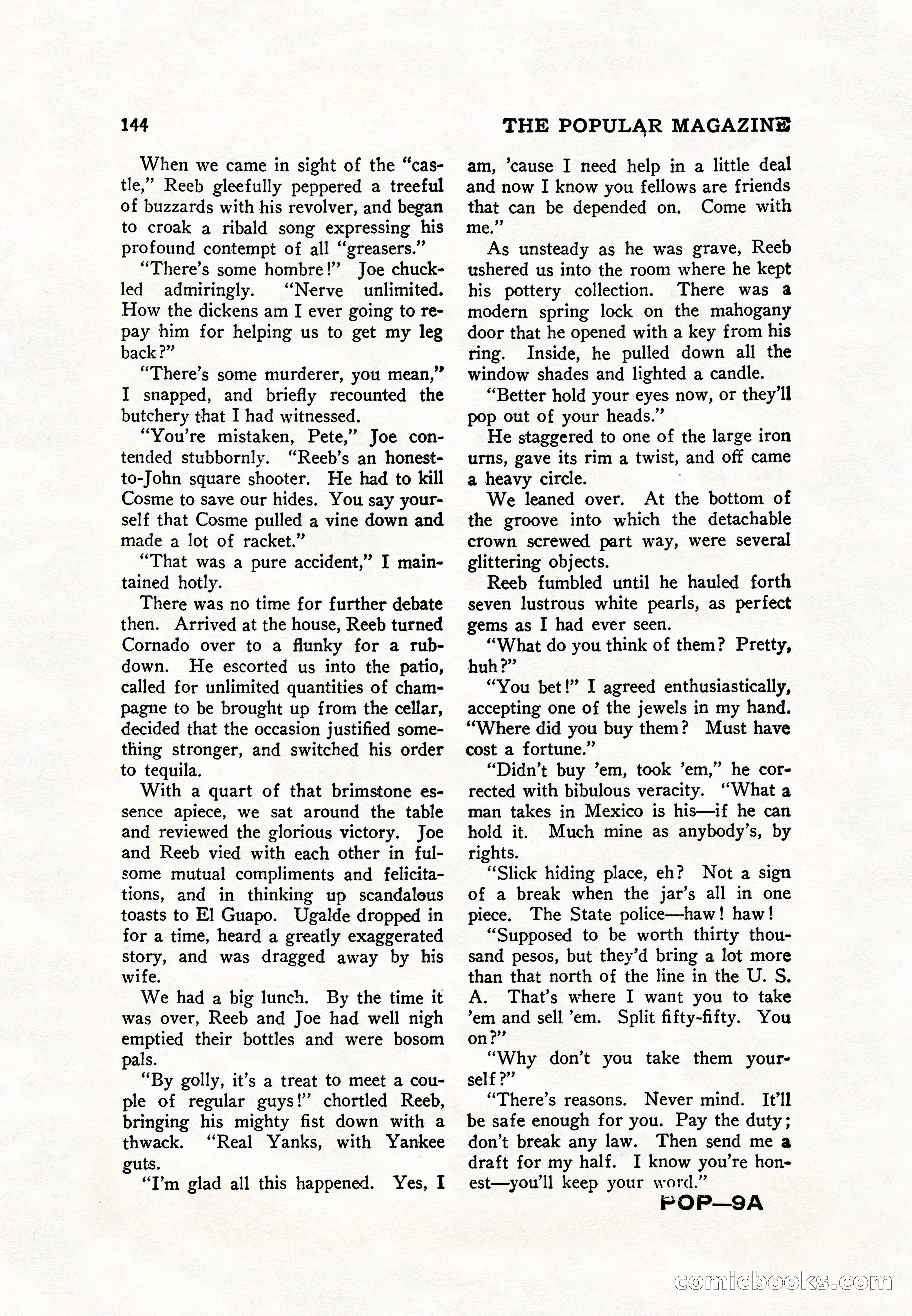 The Popular Magazine, November 1928 — page 154 of 196