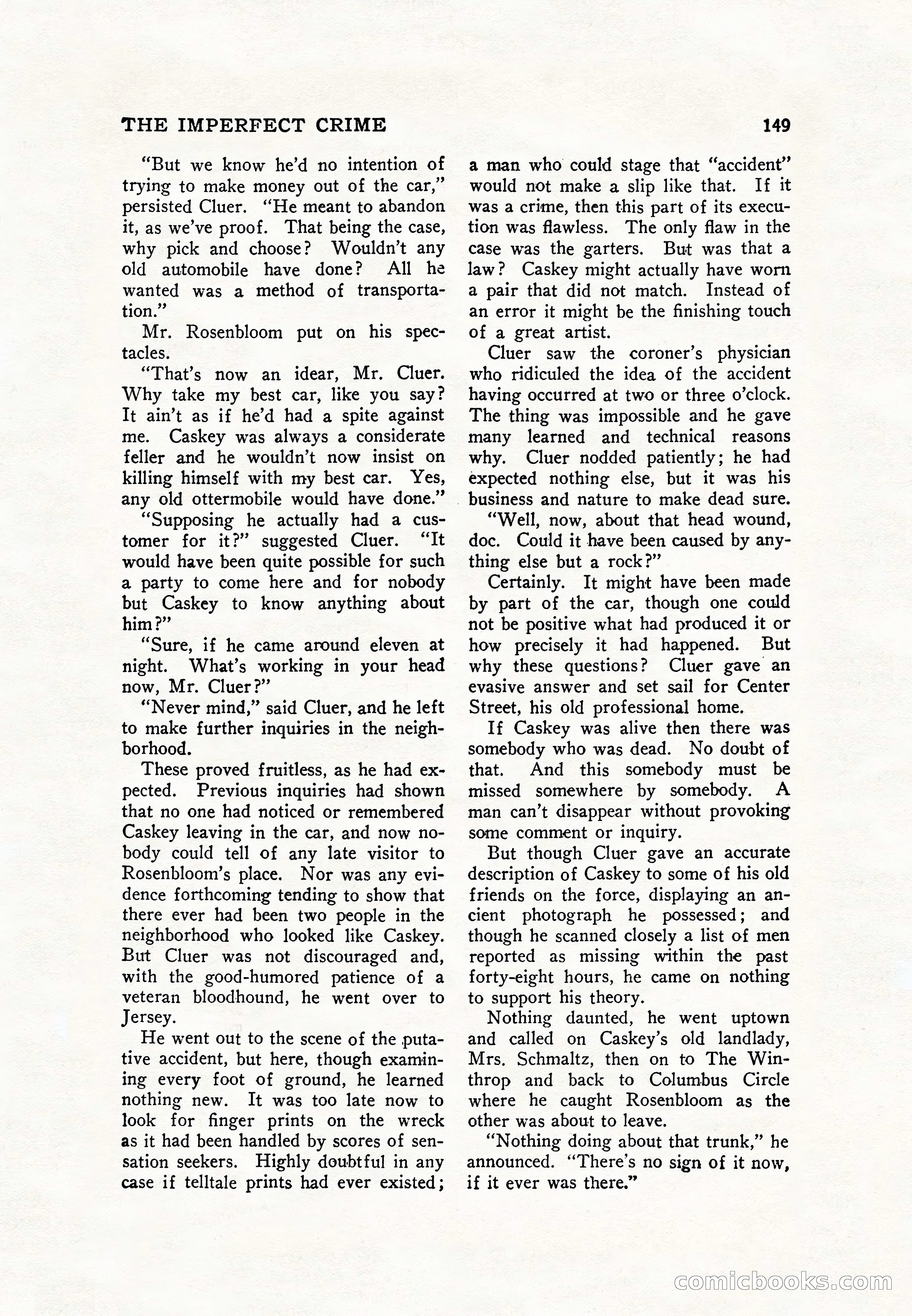 The Popular Magazine, November 1928 — page 159 of 196