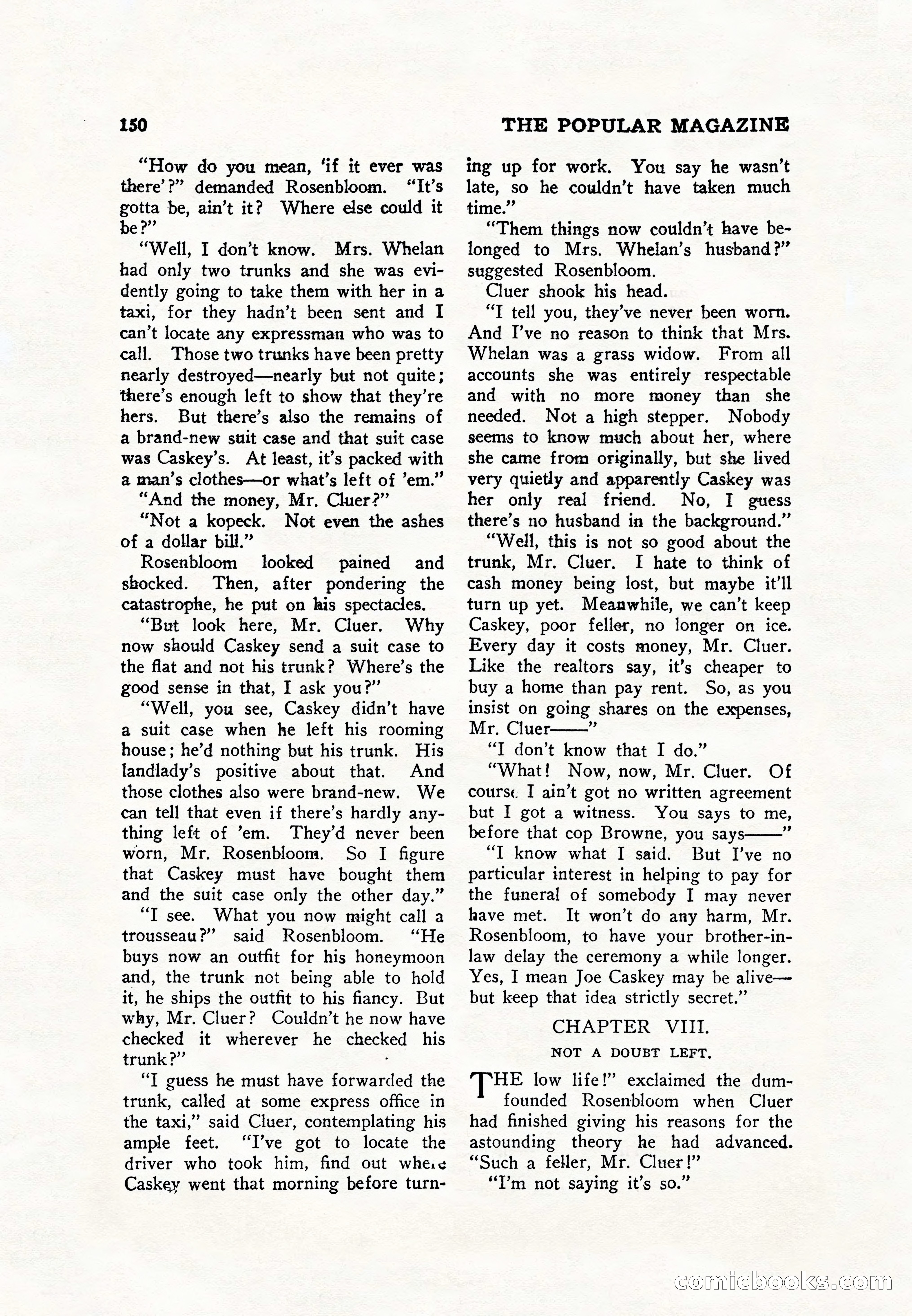 The Popular Magazine, November 1928 — page 160 of 196