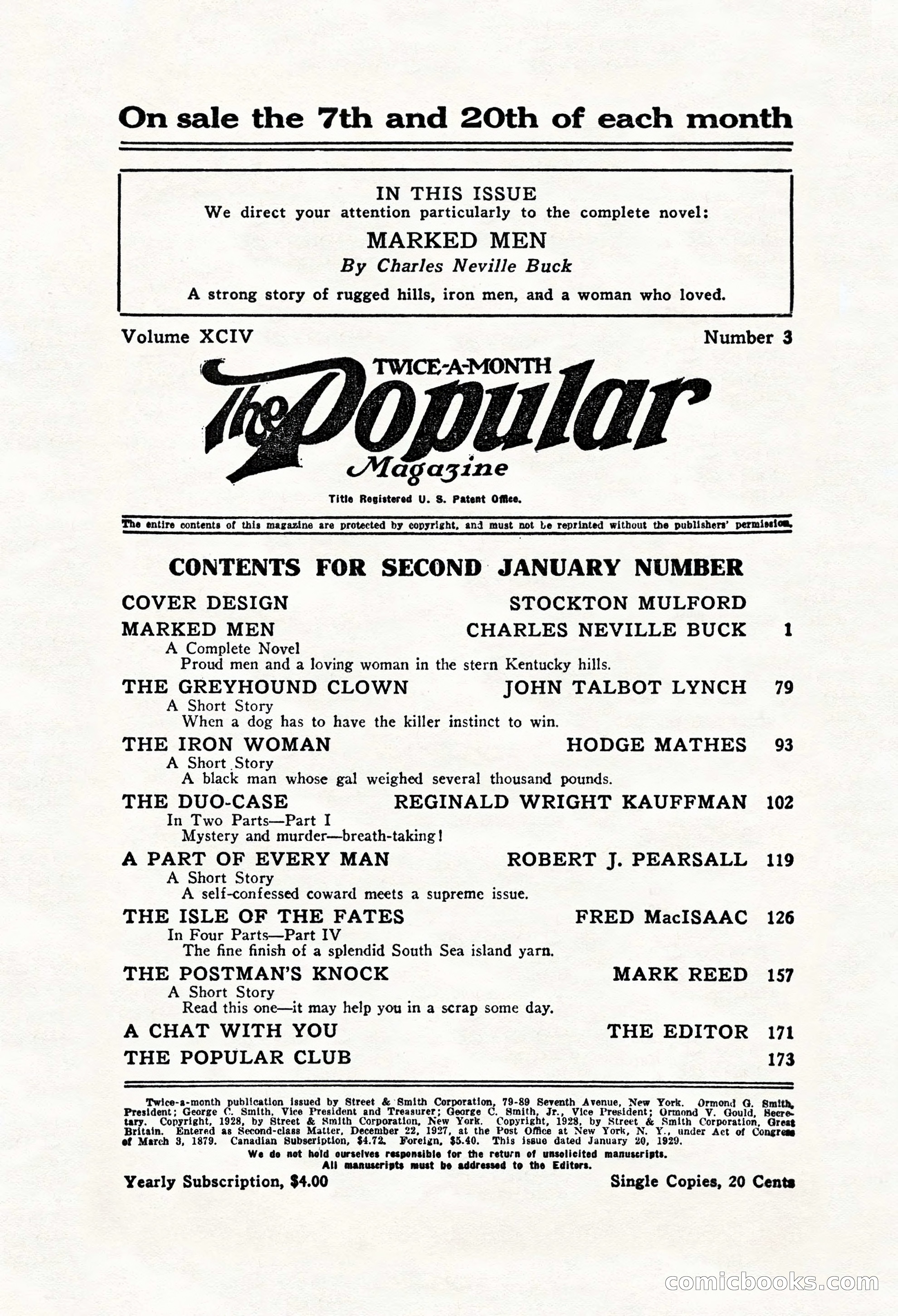 The Popular Magazine, December 20, 1928 — page 4 of 196