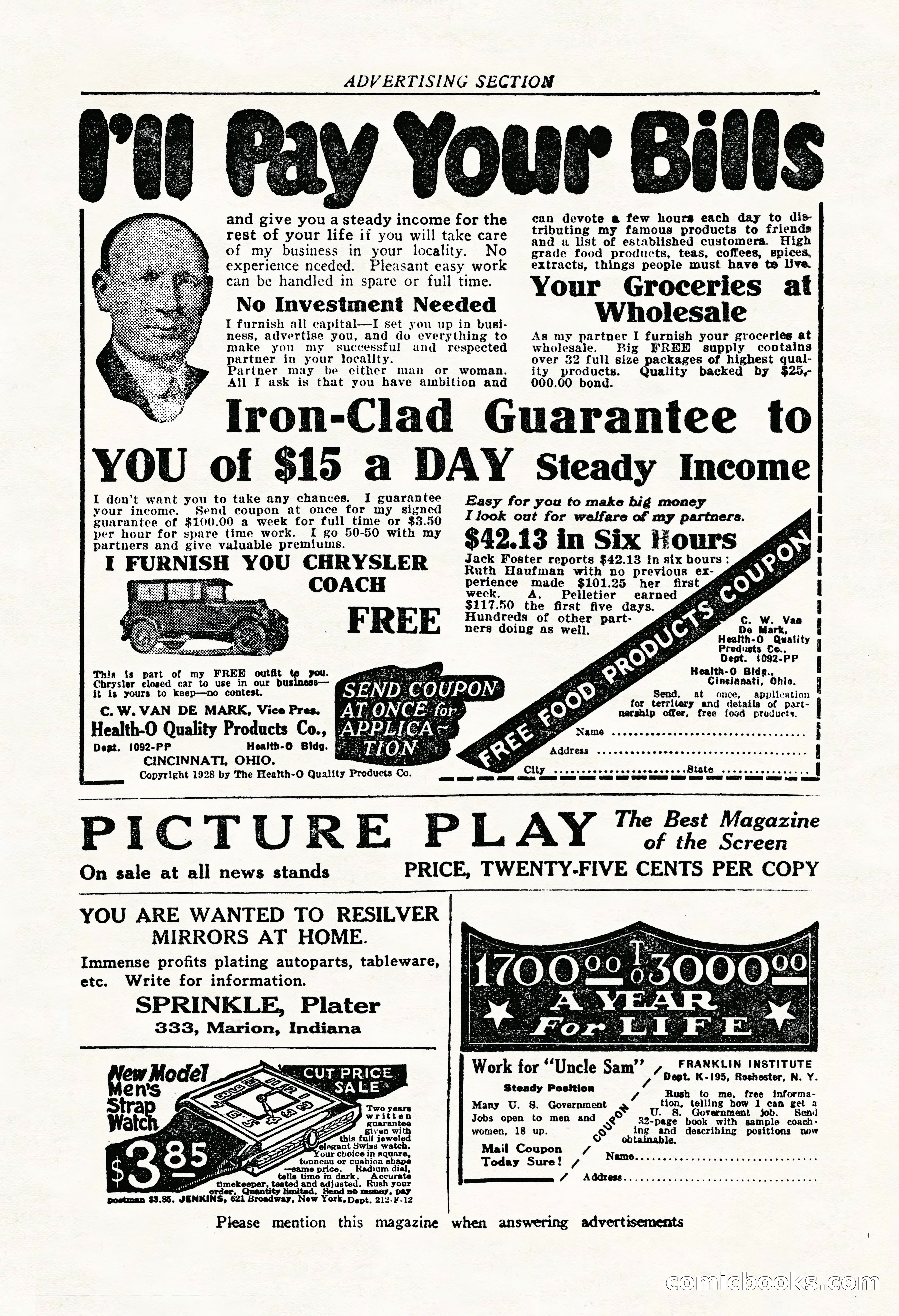 The Popular Magazine, December 20, 1928 — page 11 of 196