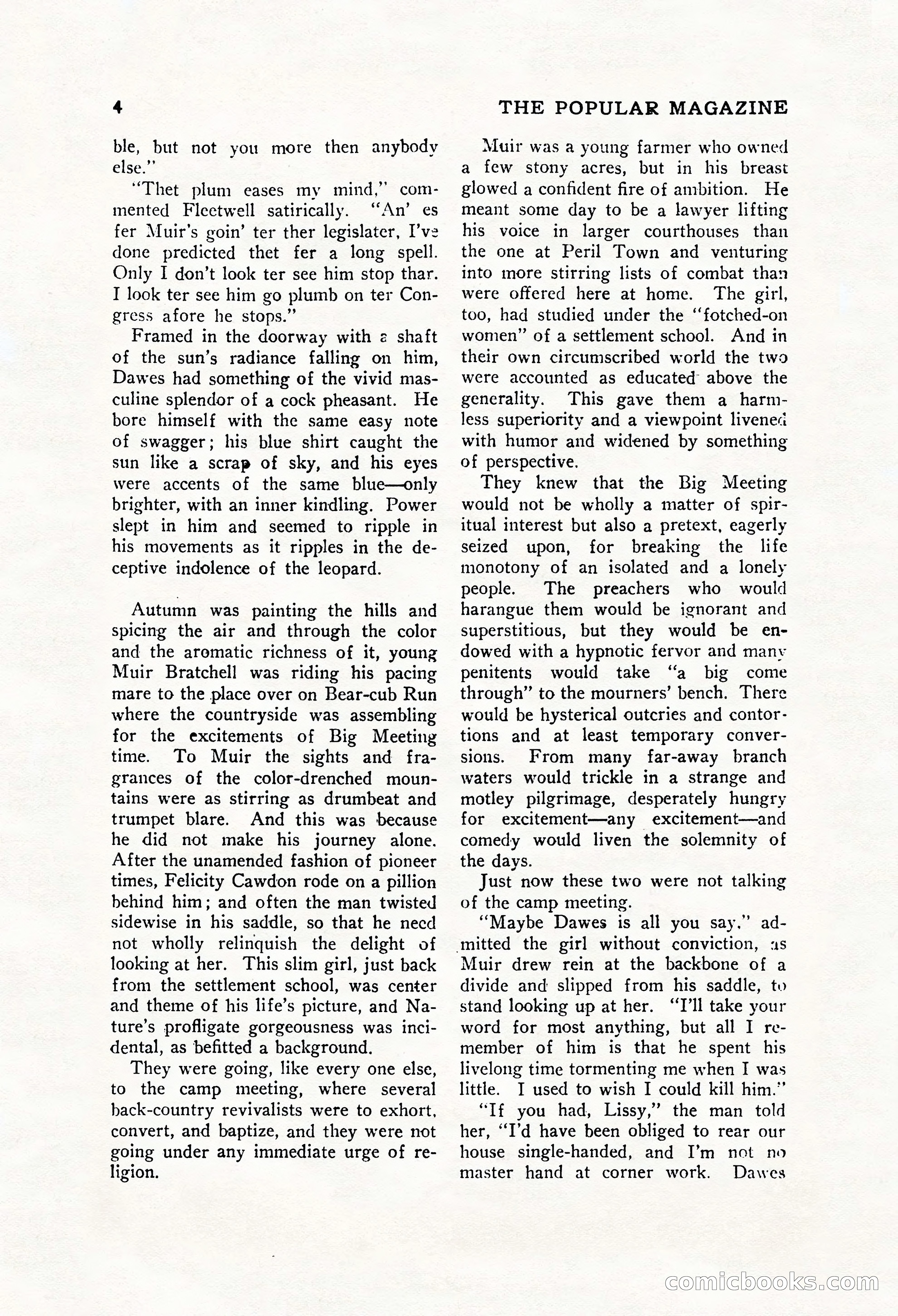 The Popular Magazine, December 20, 1928 — page 22 of 196