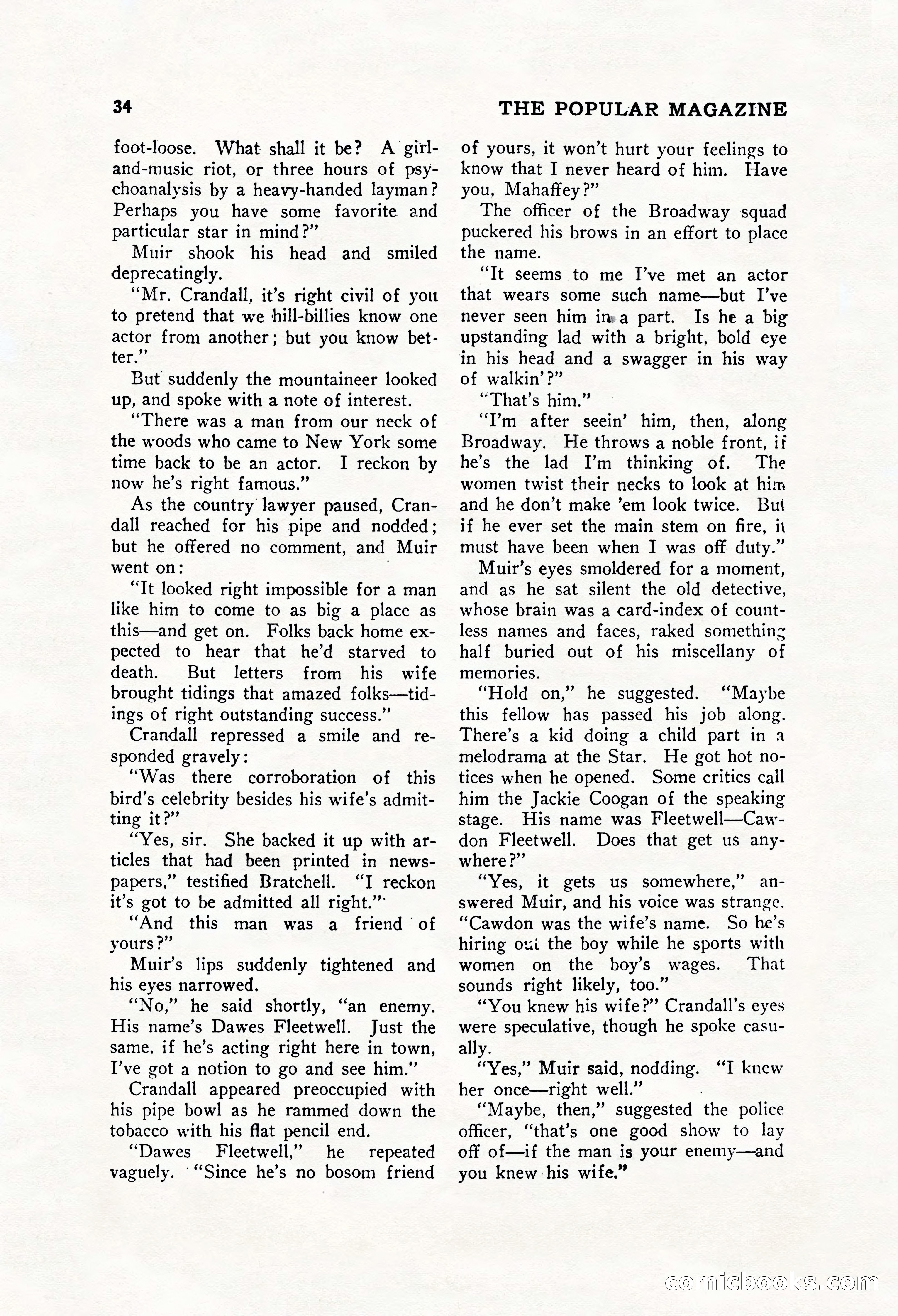 The Popular Magazine, December 20, 1928 — page 52 of 196