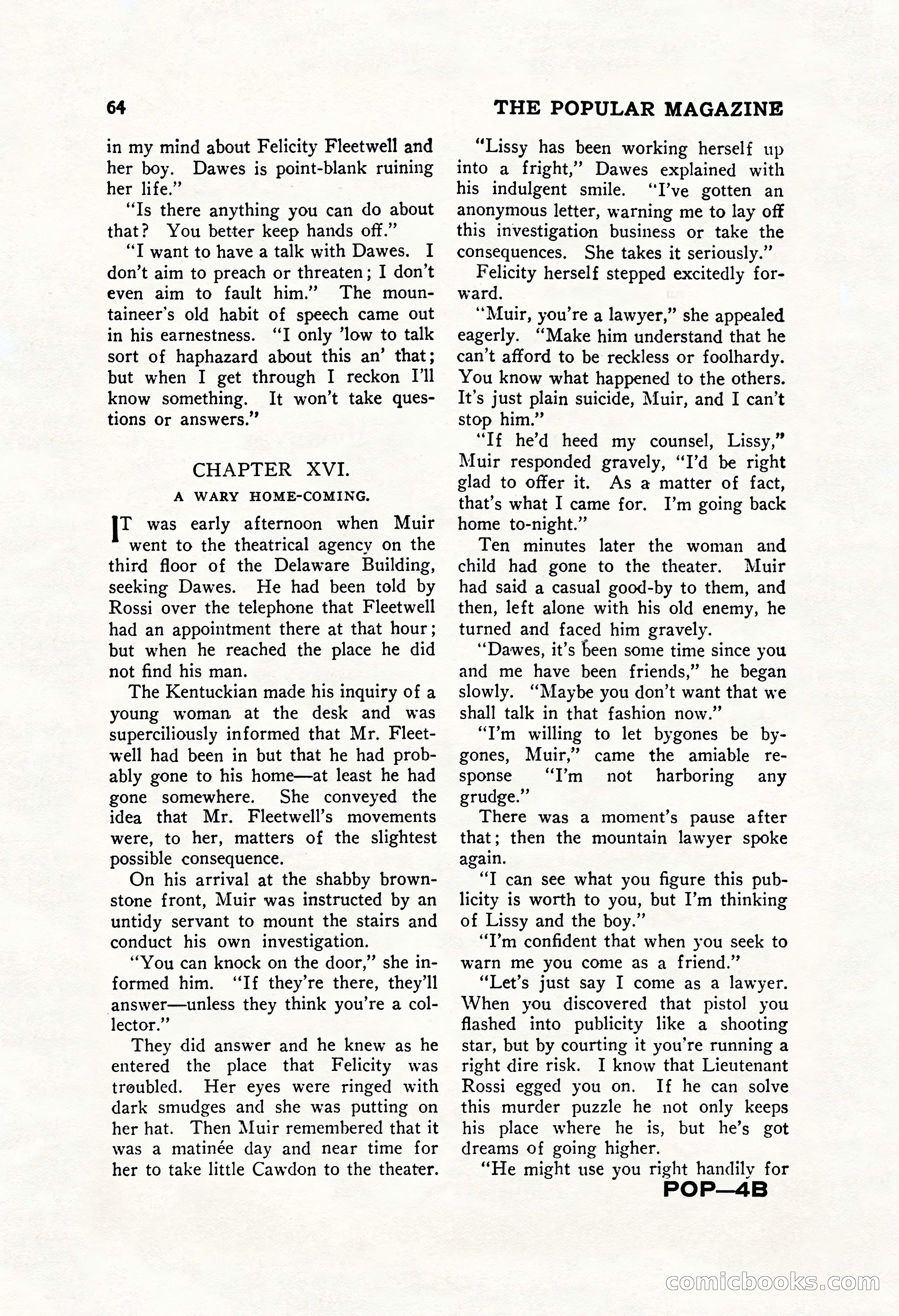 The Popular Magazine, December 20, 1928 — page 82 of 196