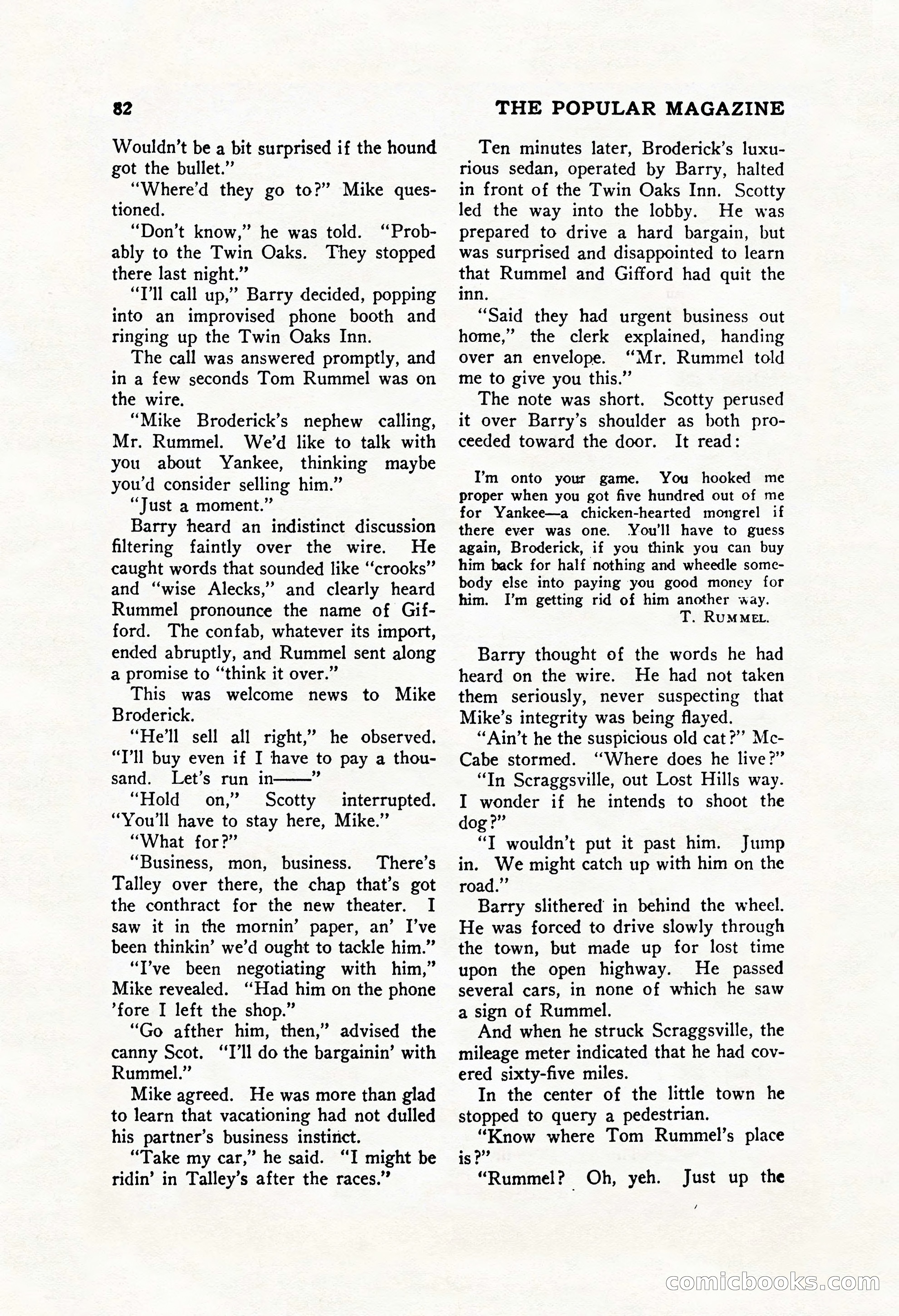 The Popular Magazine, December 20, 1928 — page 100 of 196