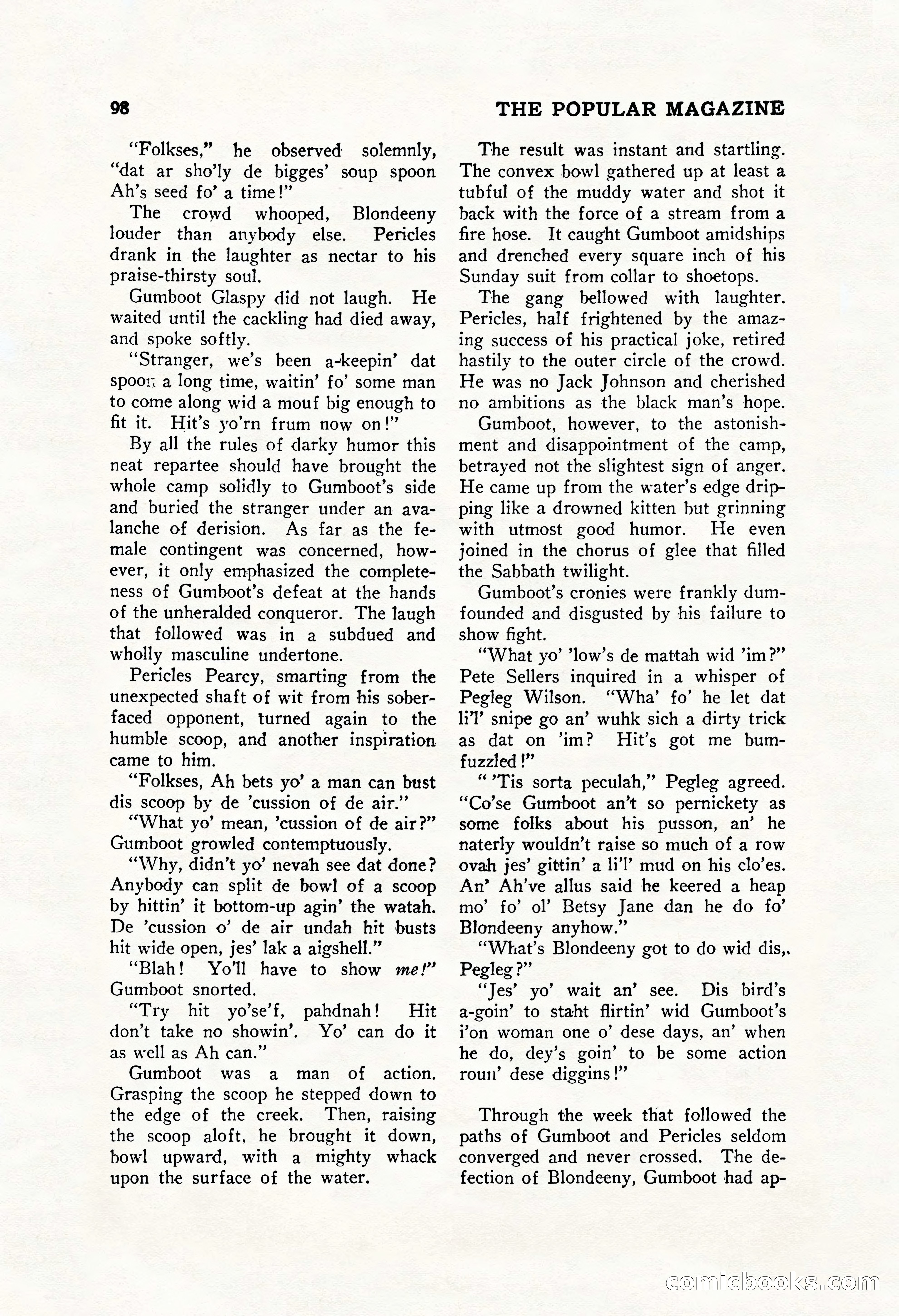 The Popular Magazine, December 20, 1928 — page 116 of 196