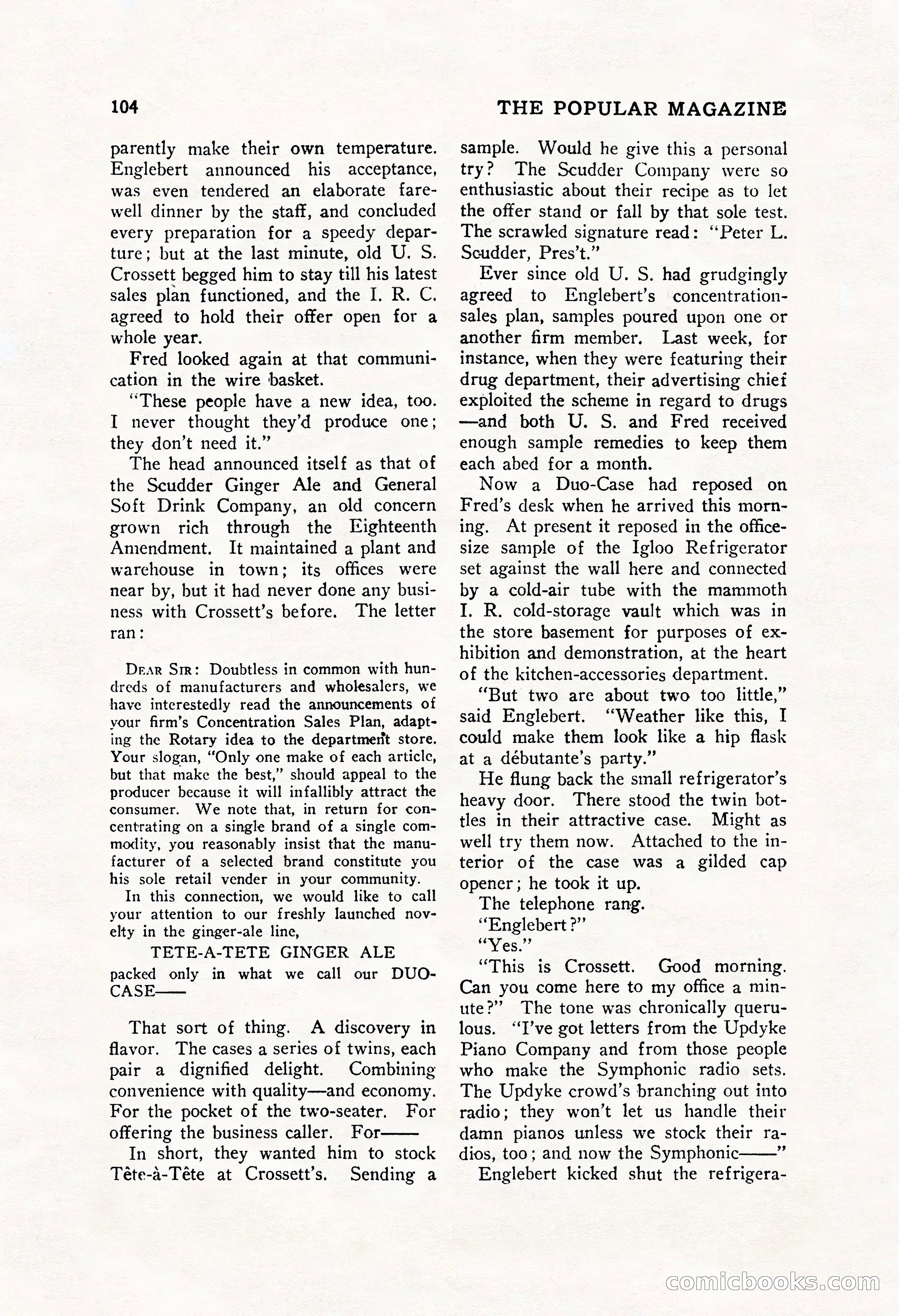 The Popular Magazine, December 20, 1928 — page 122 of 196