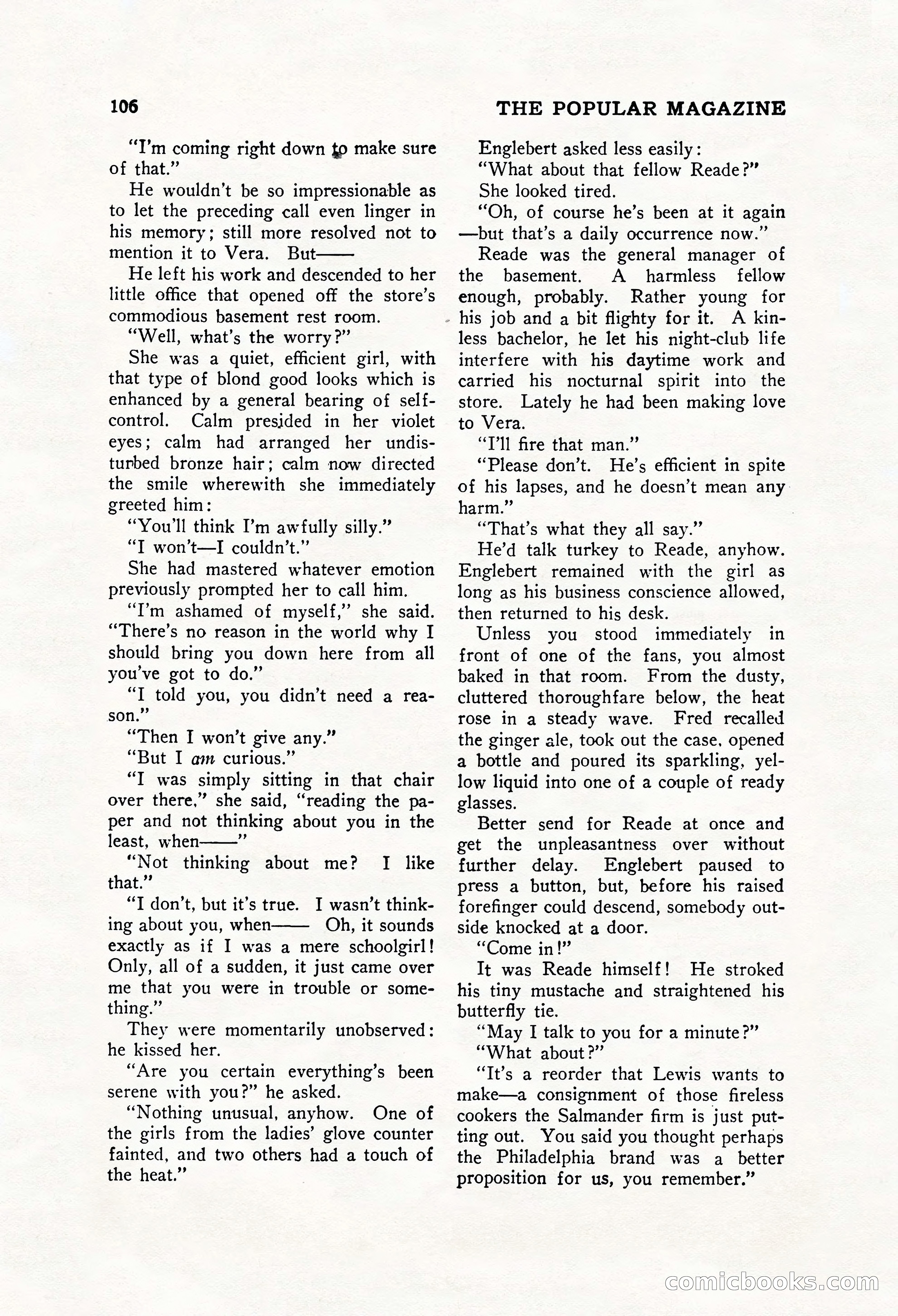 The Popular Magazine, December 20, 1928 — page 124 of 196