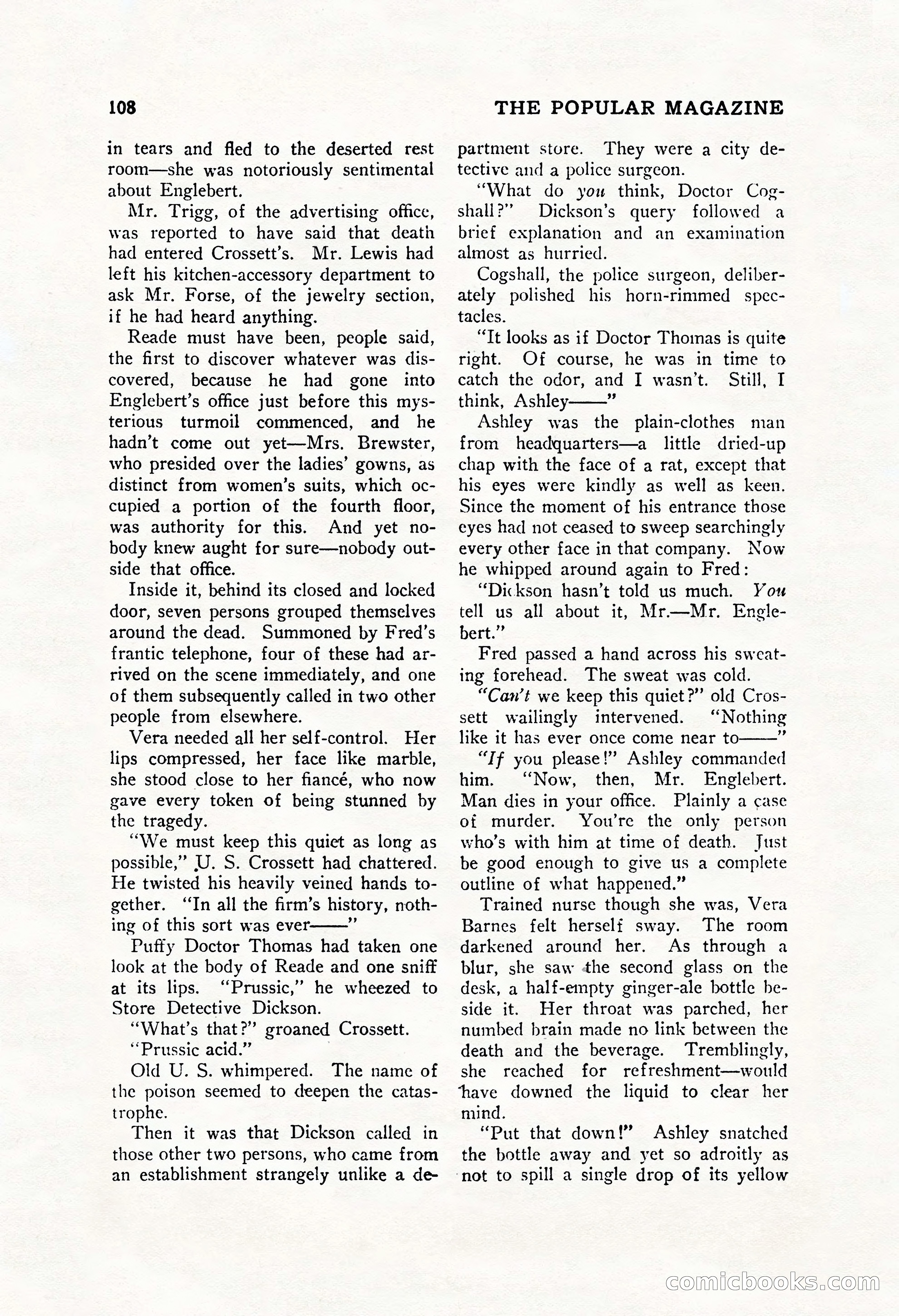 The Popular Magazine, December 20, 1928 — page 126 of 196