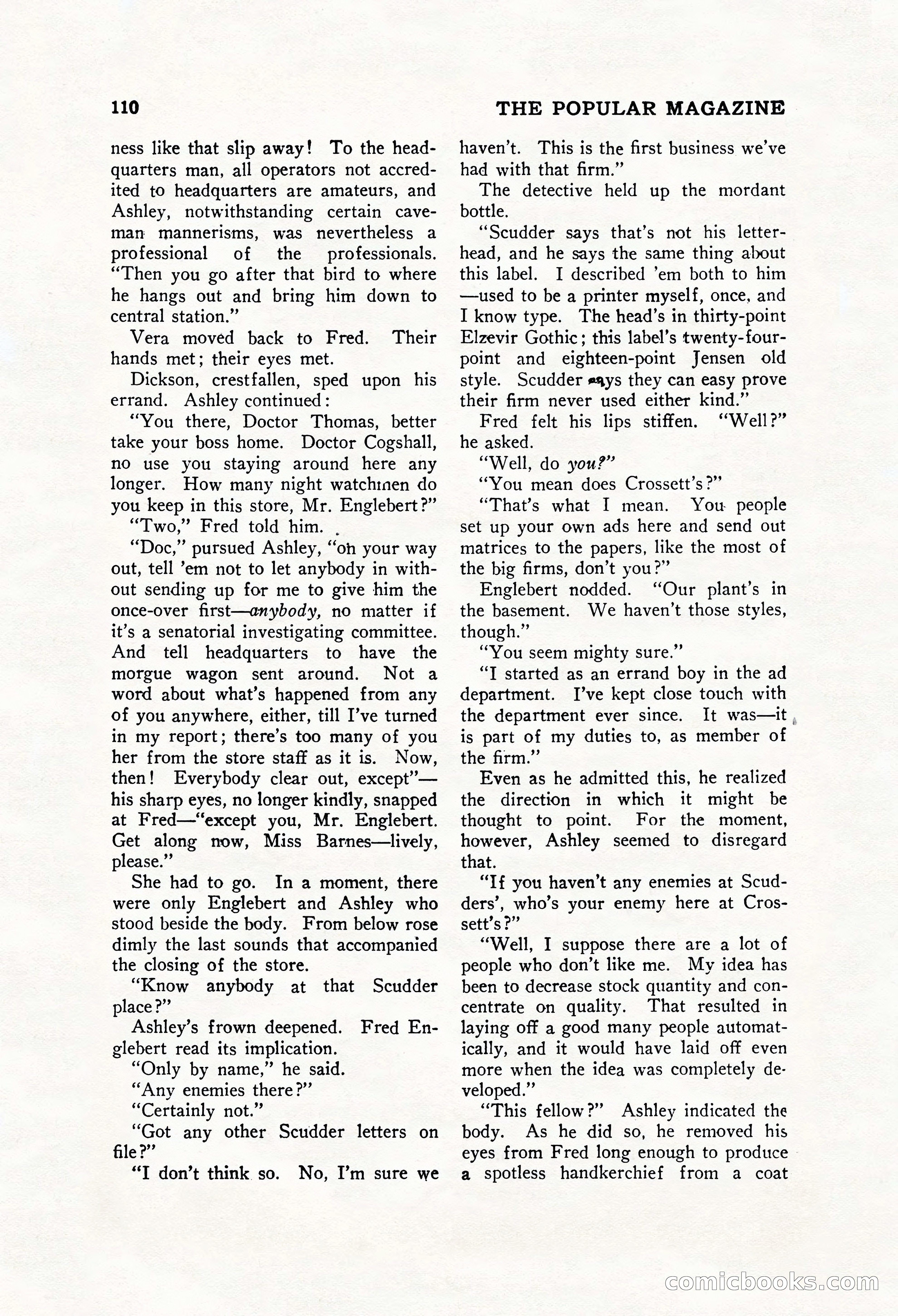 The Popular Magazine, December 20, 1928 — page 128 of 196