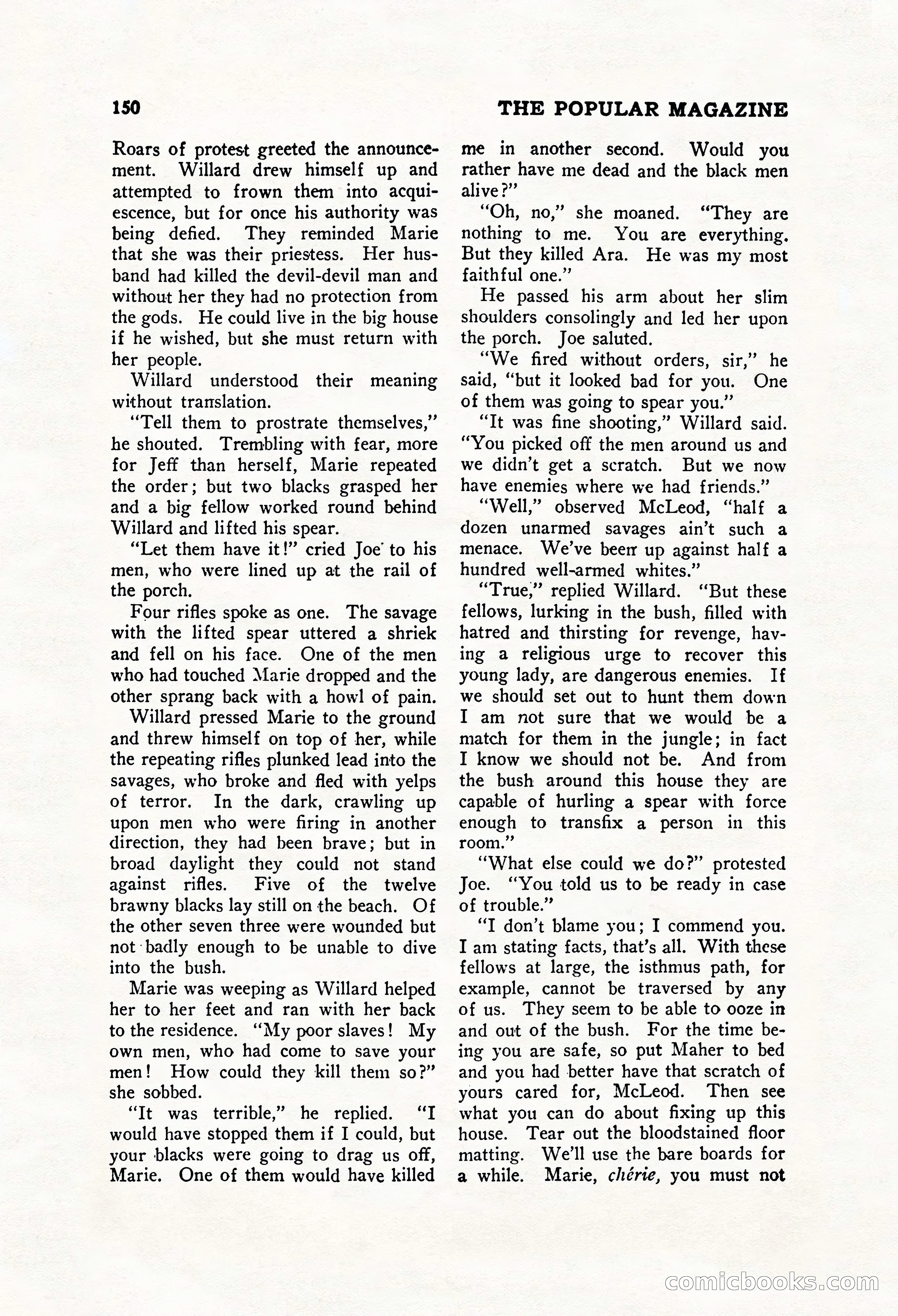The Popular Magazine, December 20, 1928 — page 168 of 196
