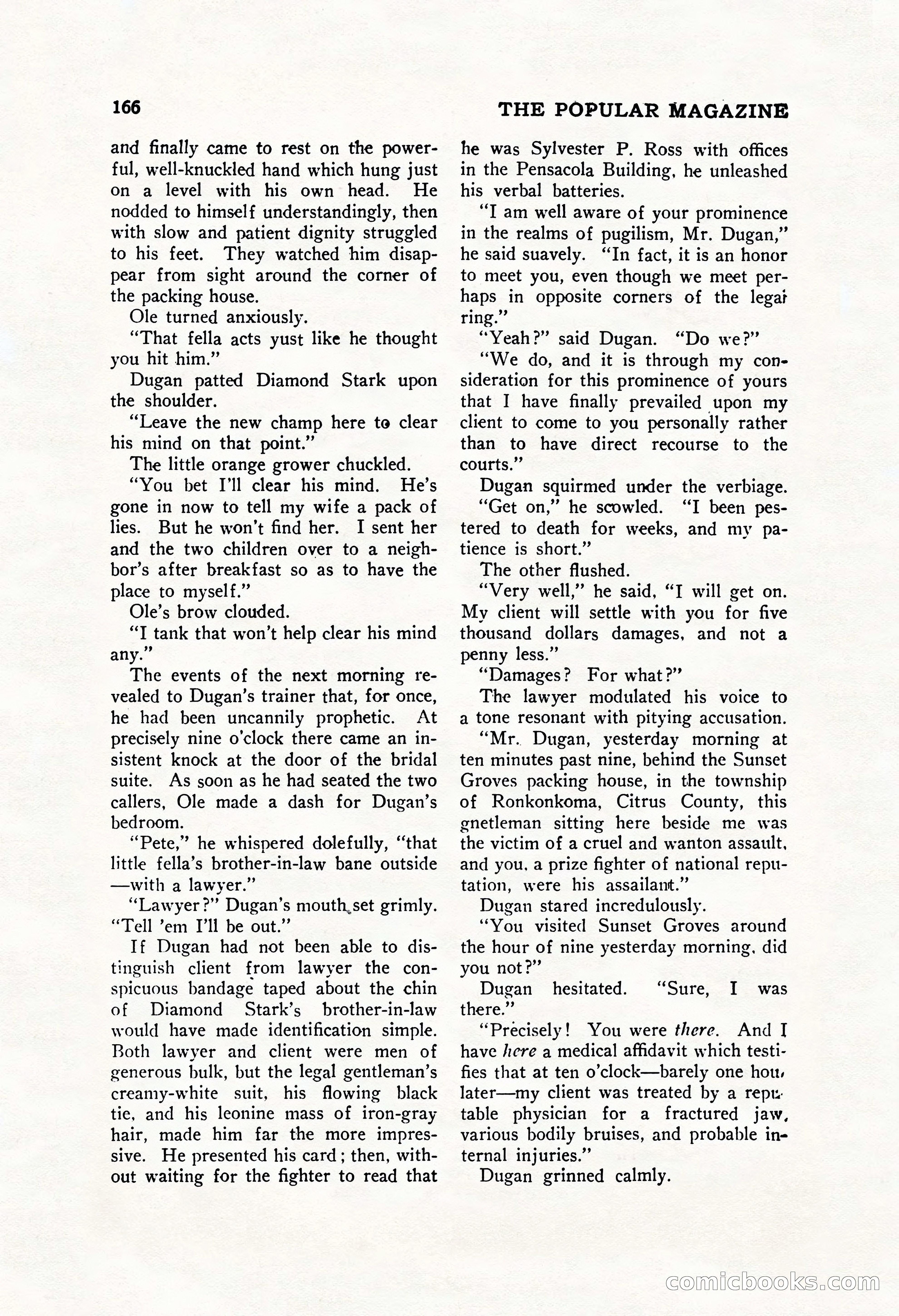 The Popular Magazine, December 20, 1928 — page 184 of 196