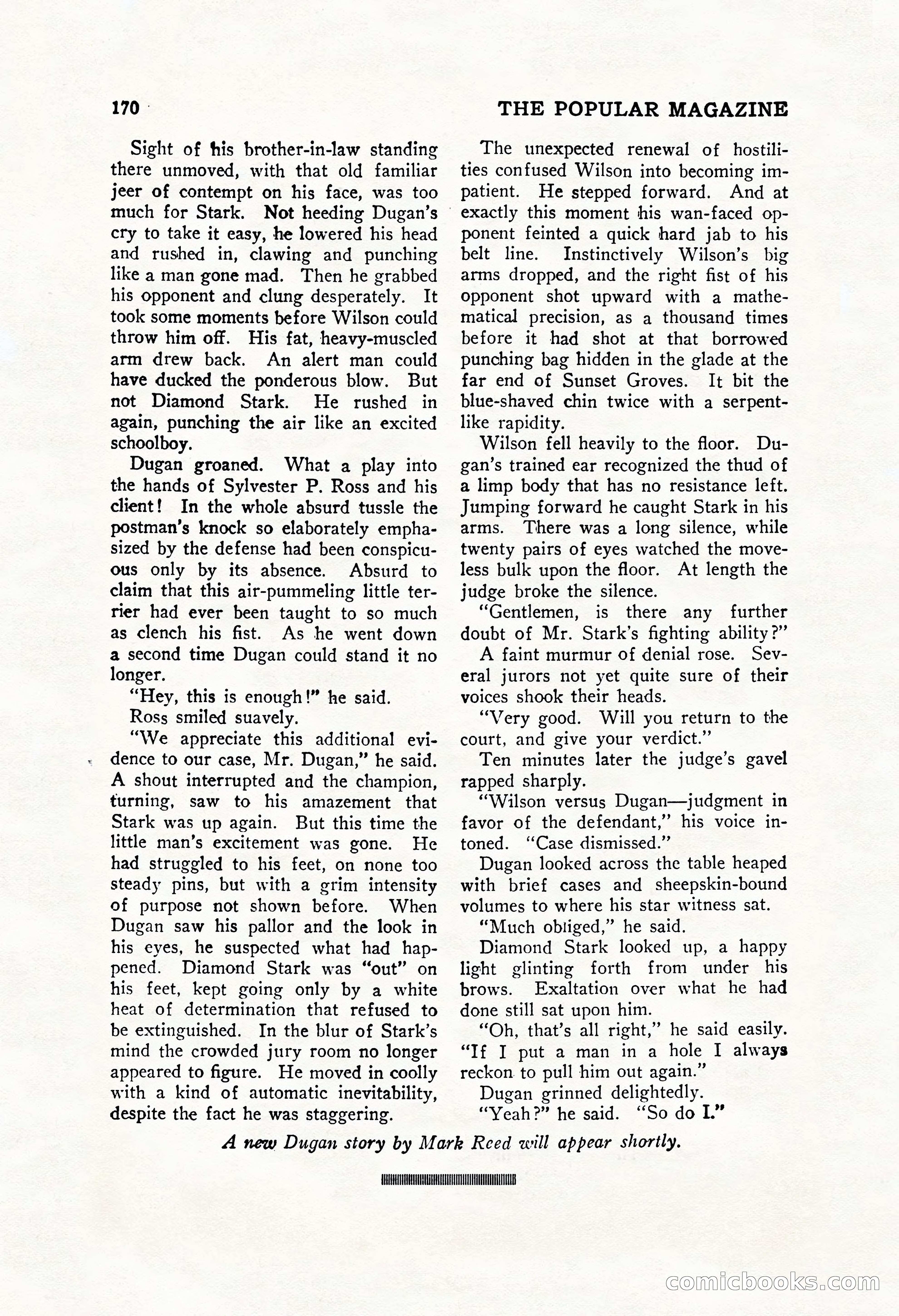 The Popular Magazine, December 20, 1928 — page 188 of 196