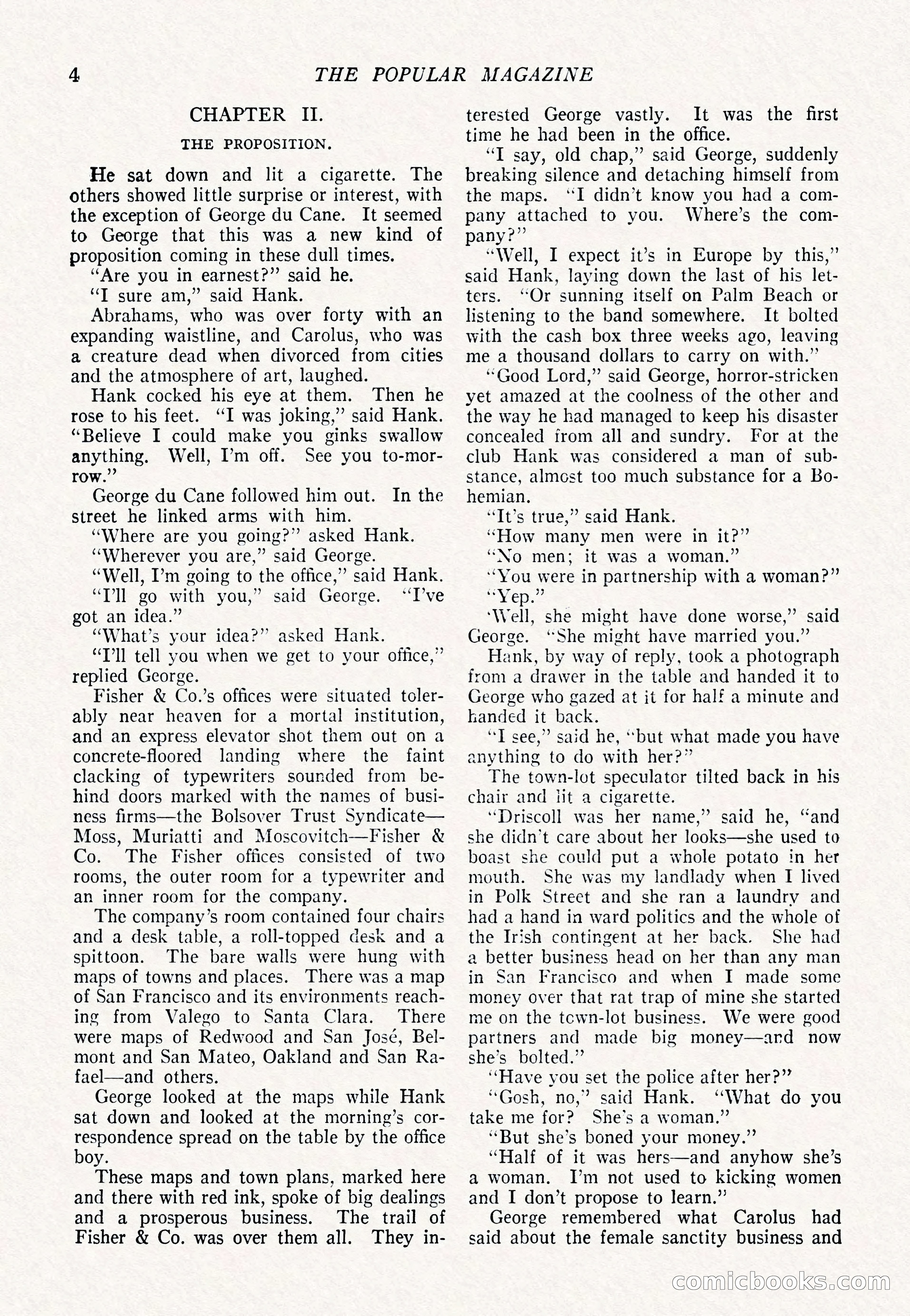 The Popular Magazine, March 7, 1922 — page 14 of 208