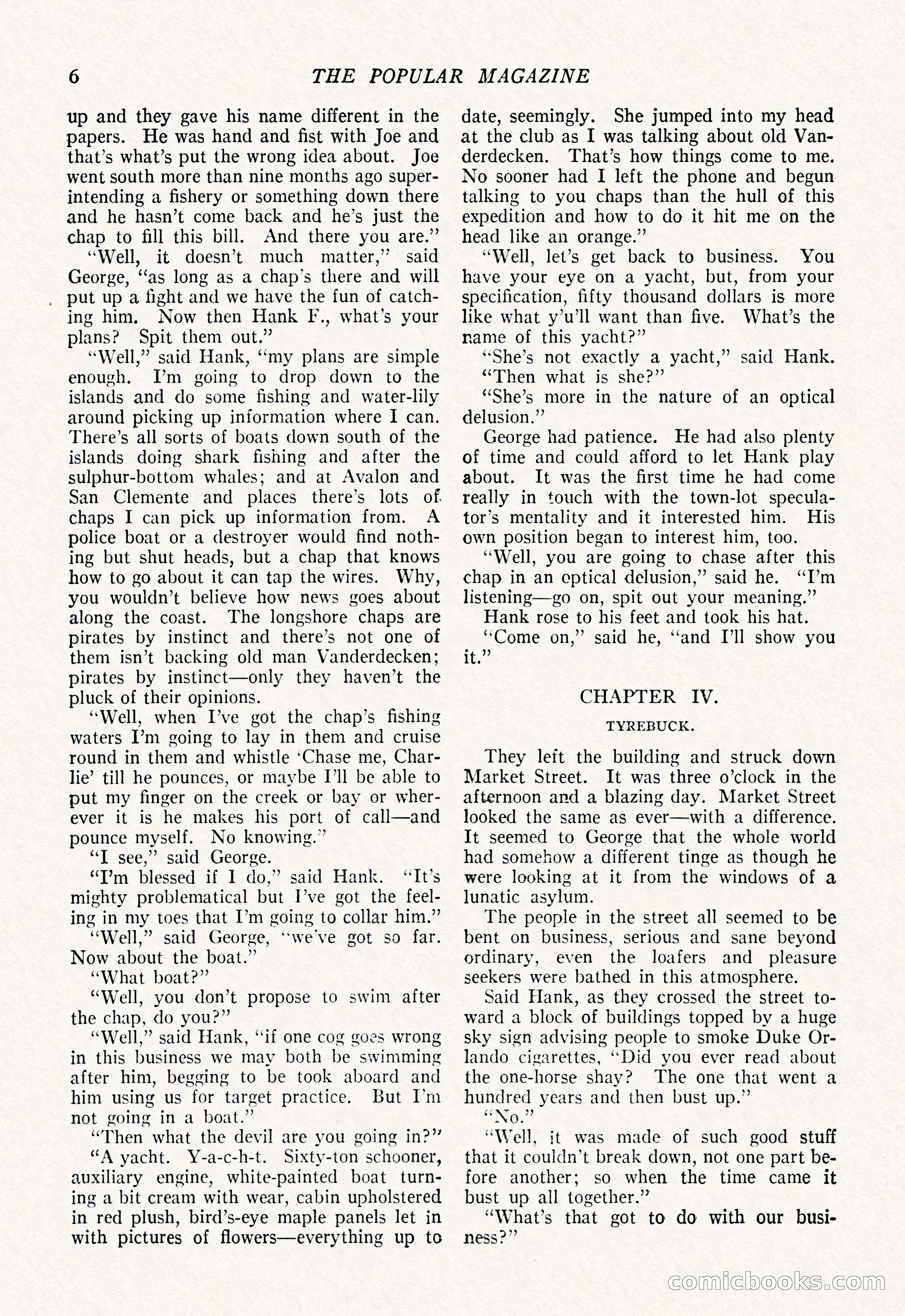 The Popular Magazine, March 7, 1922 — page 16 of 208