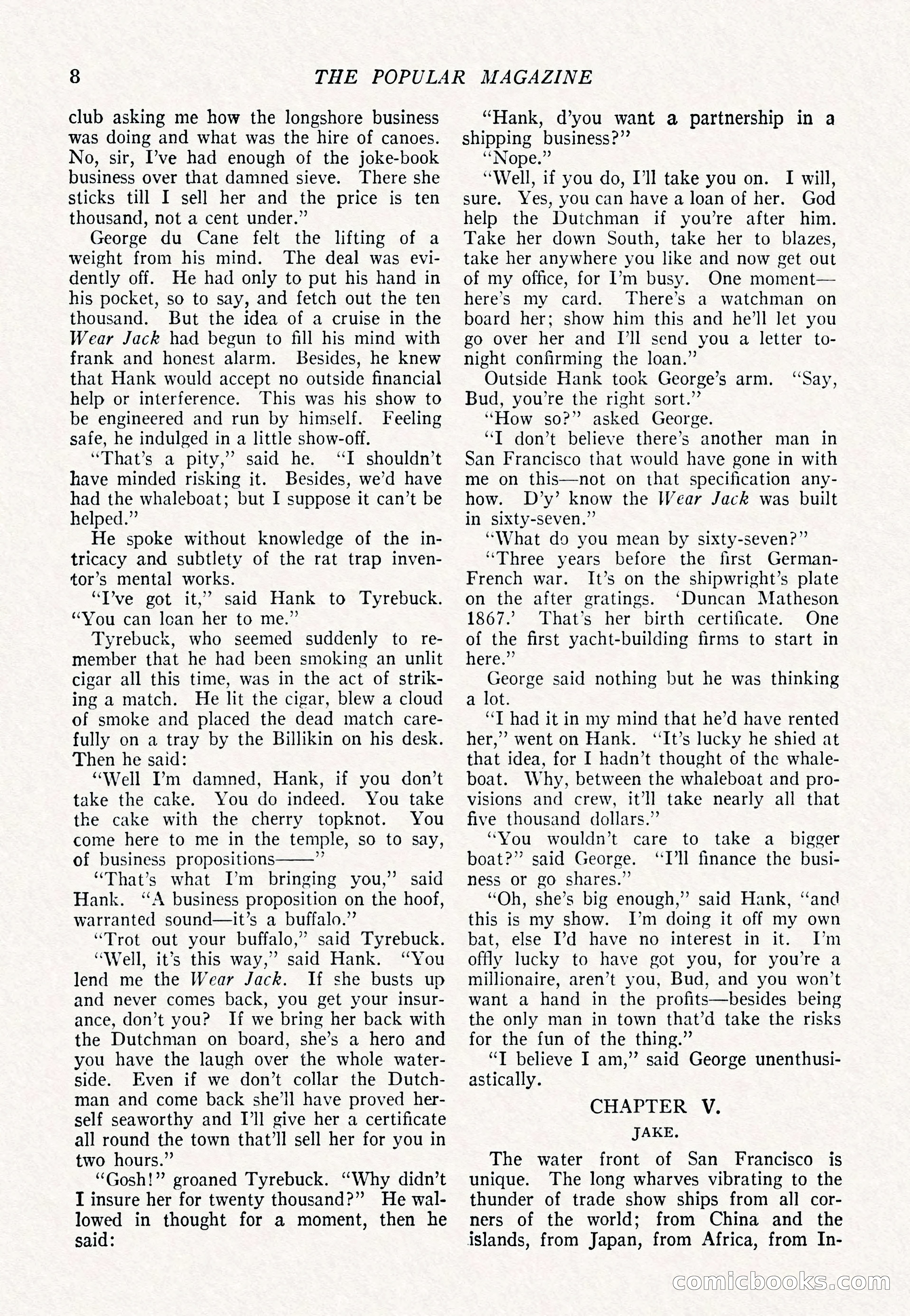 The Popular Magazine, March 7, 1922 — page 18 of 208