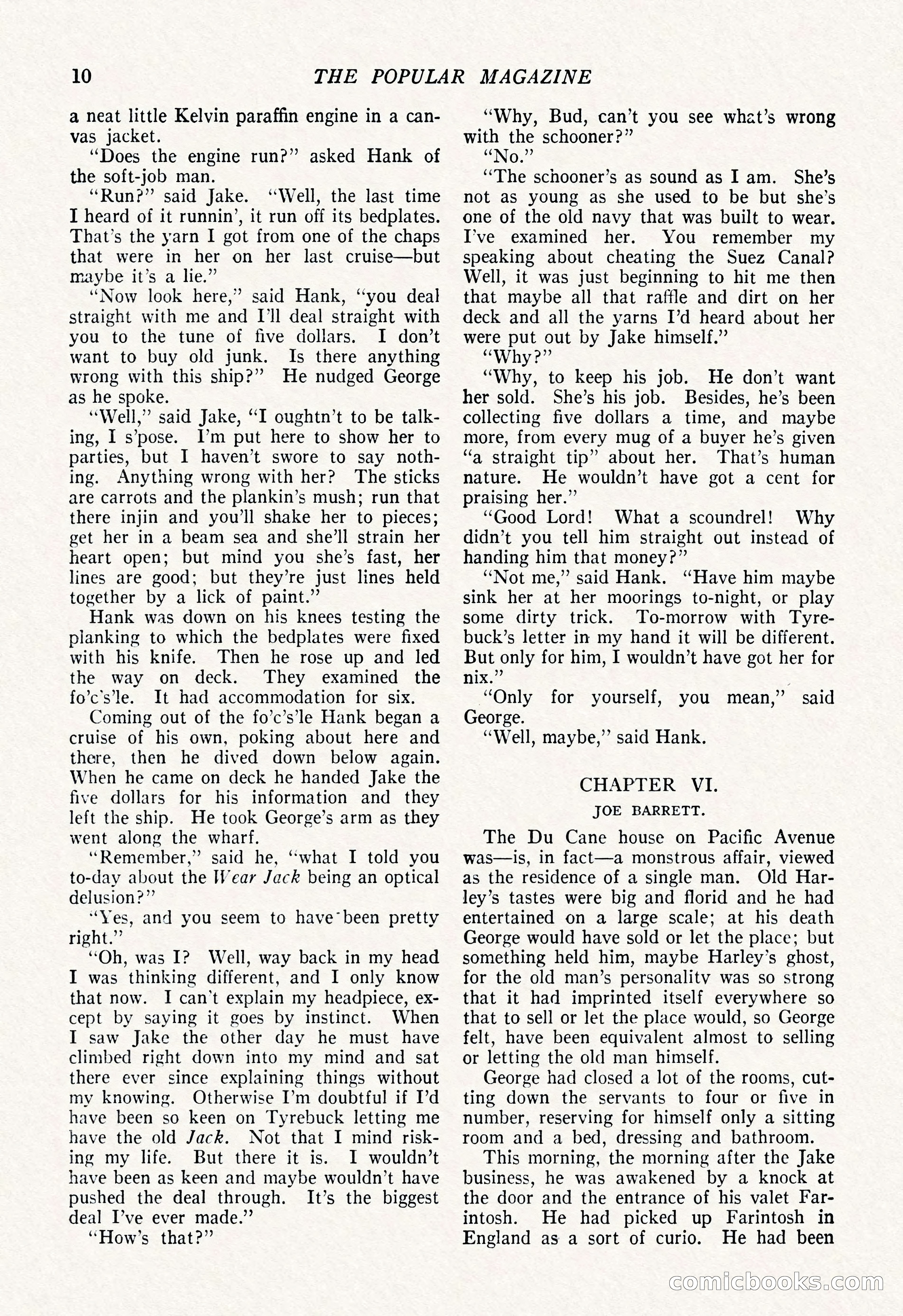 The Popular Magazine, March 7, 1922 — page 20 of 208