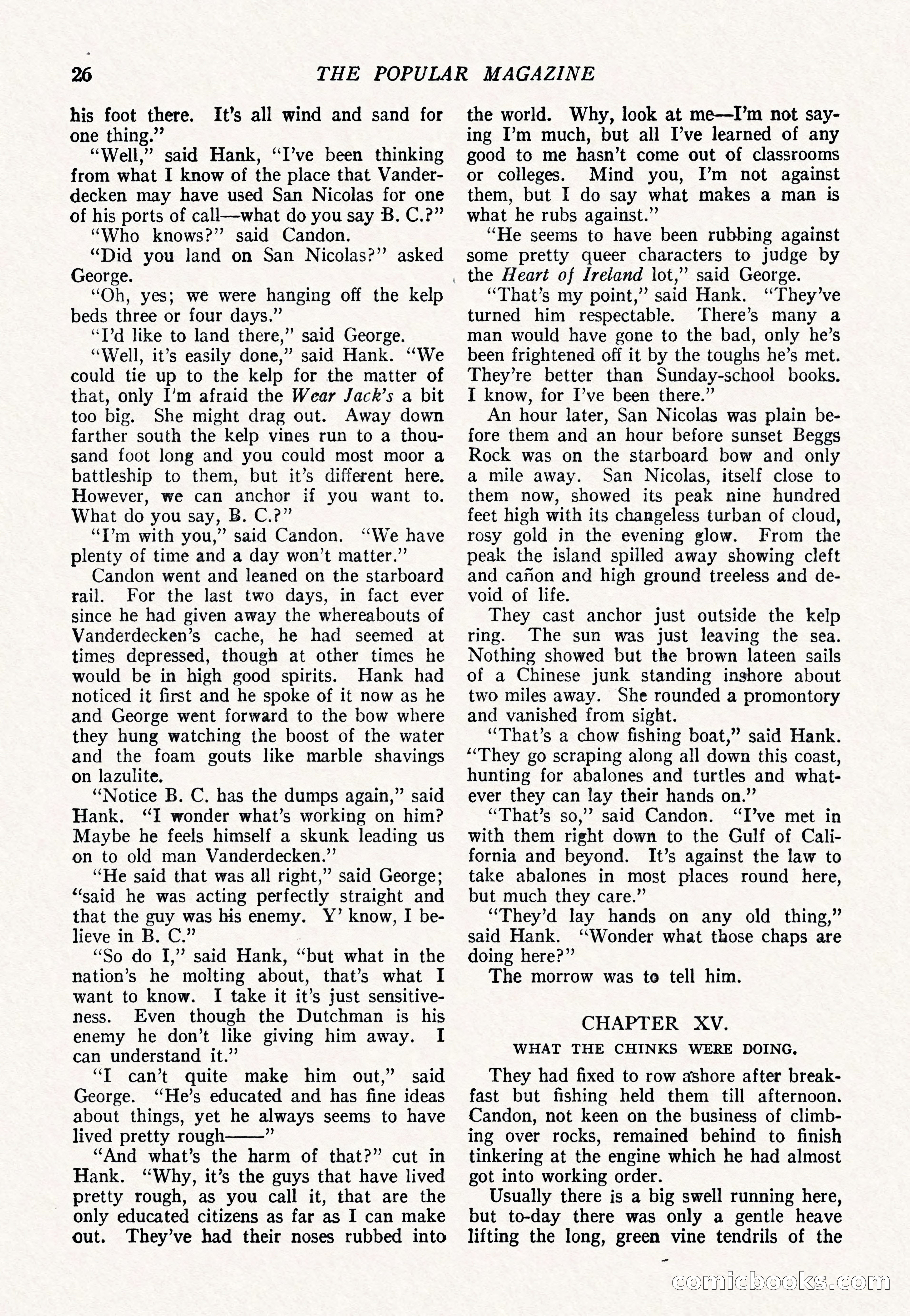 The Popular Magazine, March 7, 1922 — page 36 of 208