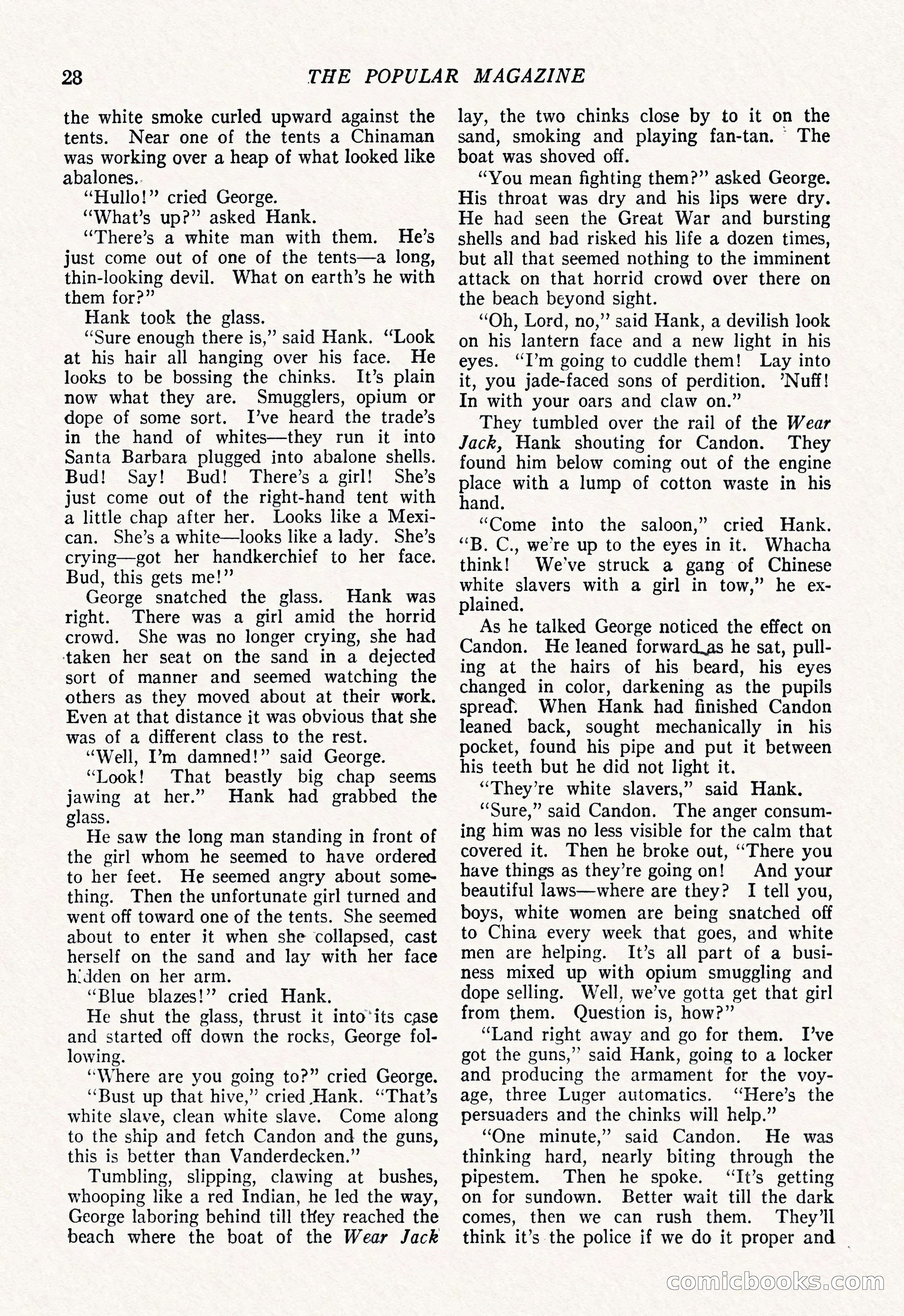 The Popular Magazine, March 7, 1922 — page 38 of 208