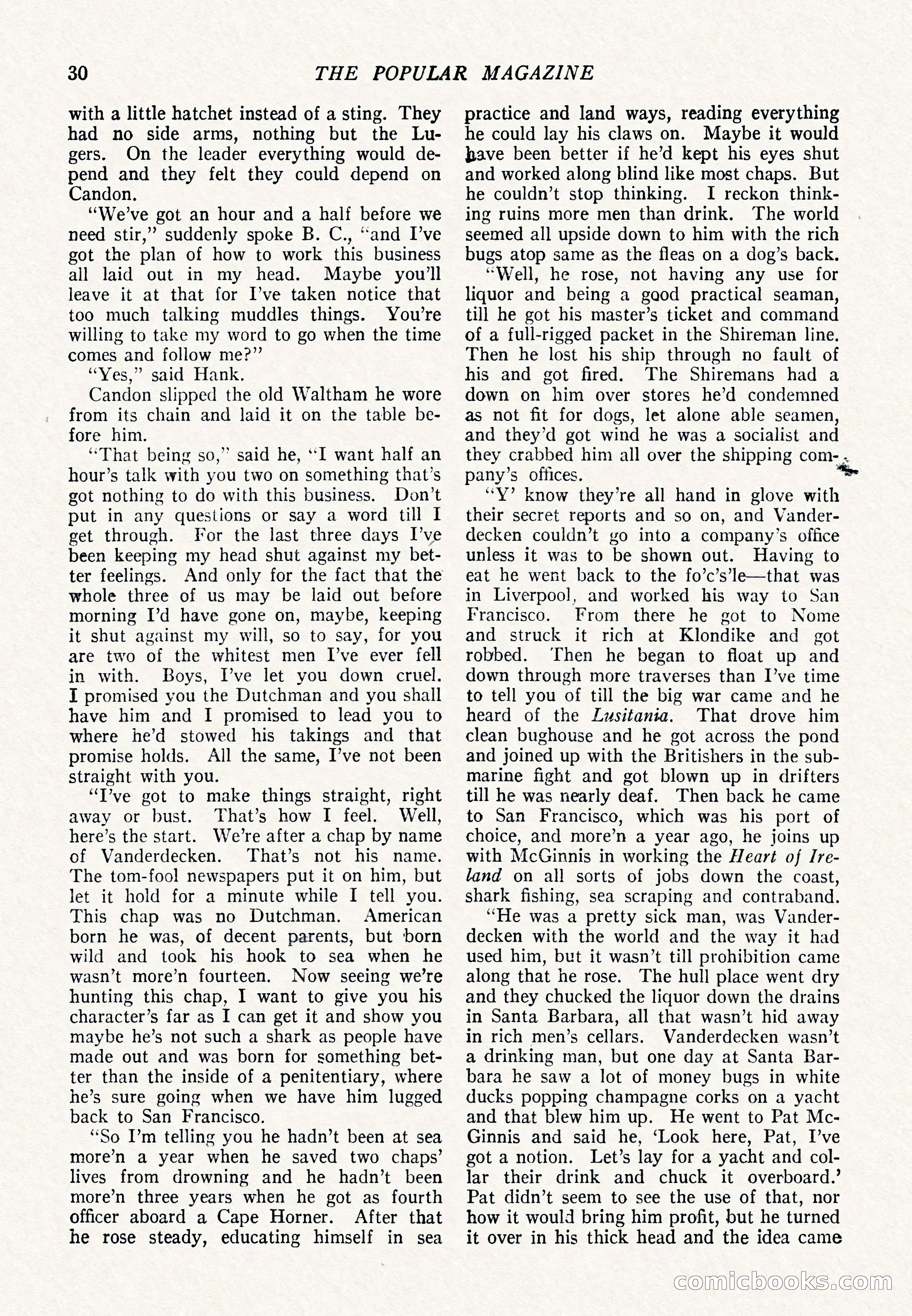 The Popular Magazine, March 7, 1922 — page 40 of 208