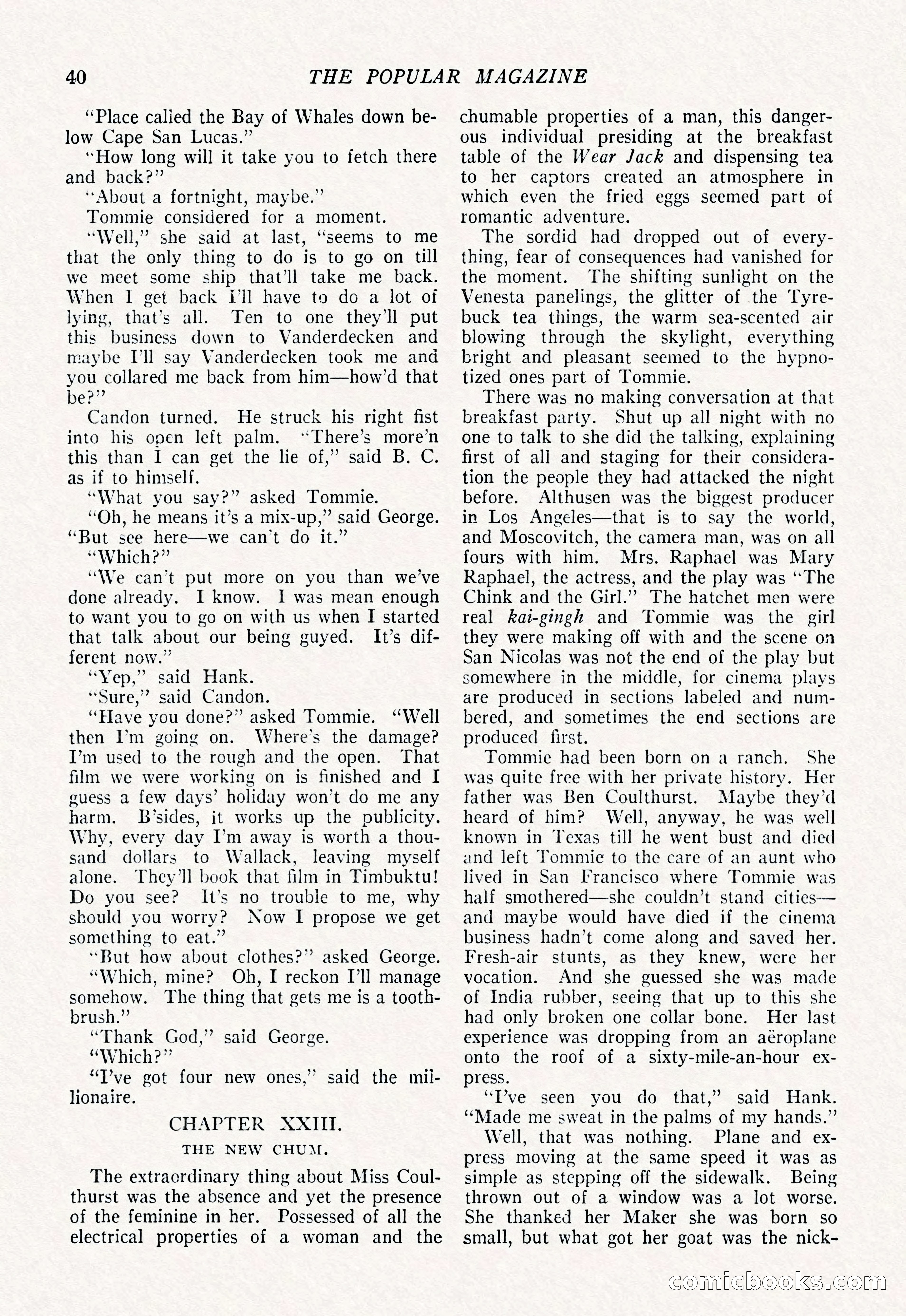 The Popular Magazine, March 7, 1922 — page 50 of 208