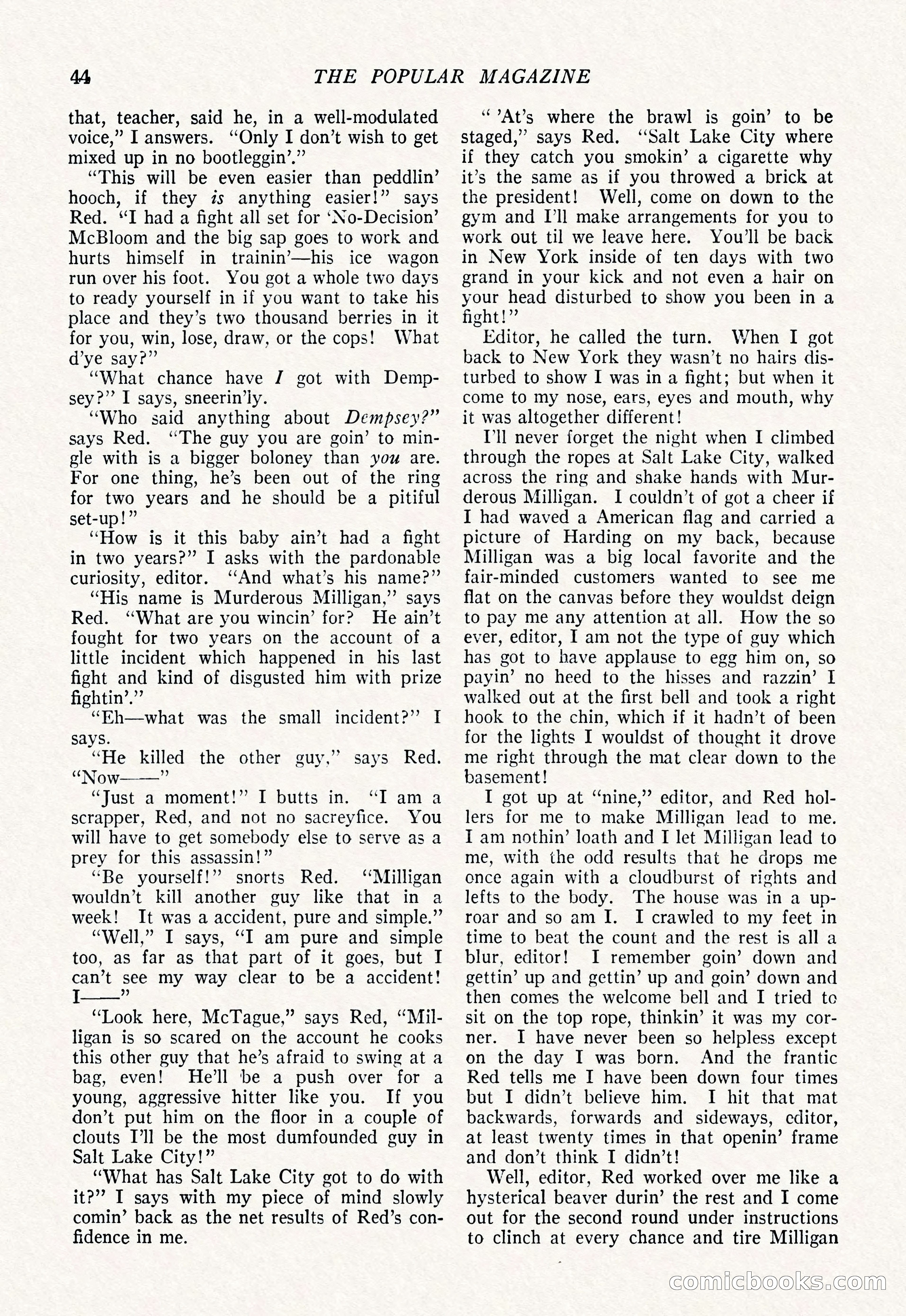The Popular Magazine, March 7, 1922 — page 54 of 208