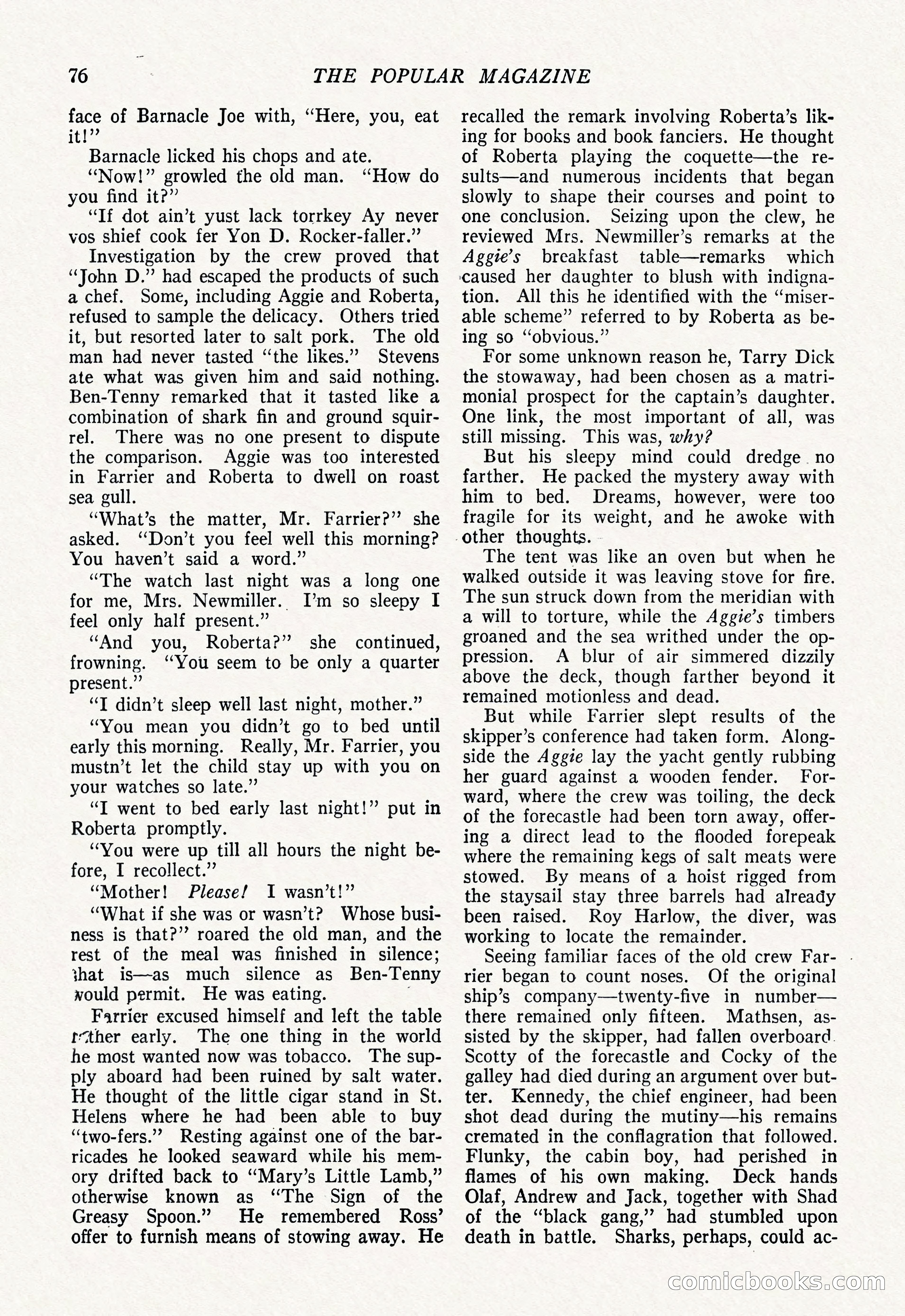 The Popular Magazine, March 7, 1922 — page 86 of 208