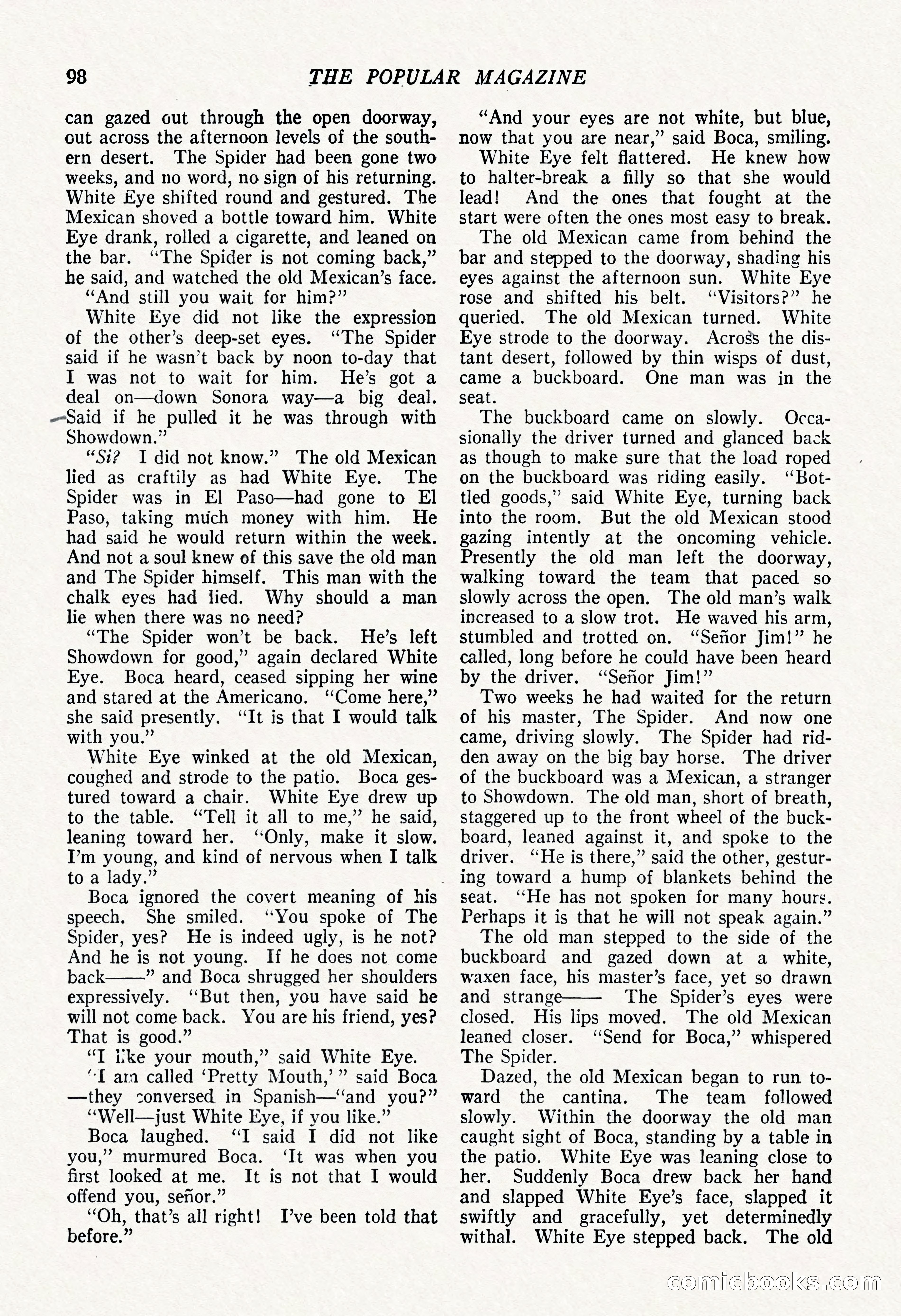 The Popular Magazine, March 7, 1922 — page 108 of 208