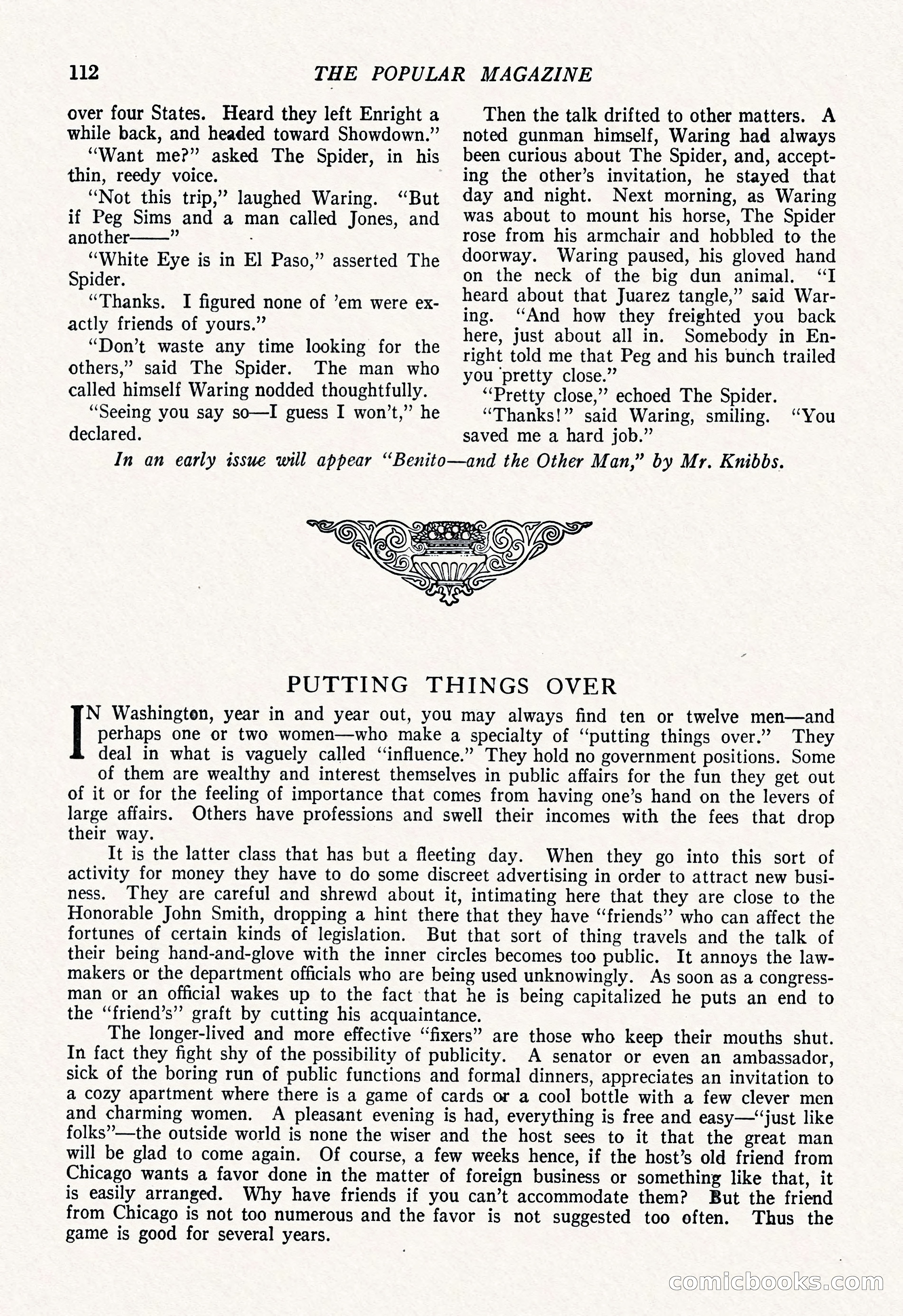 The Popular Magazine, March 7, 1922 — page 122 of 208
