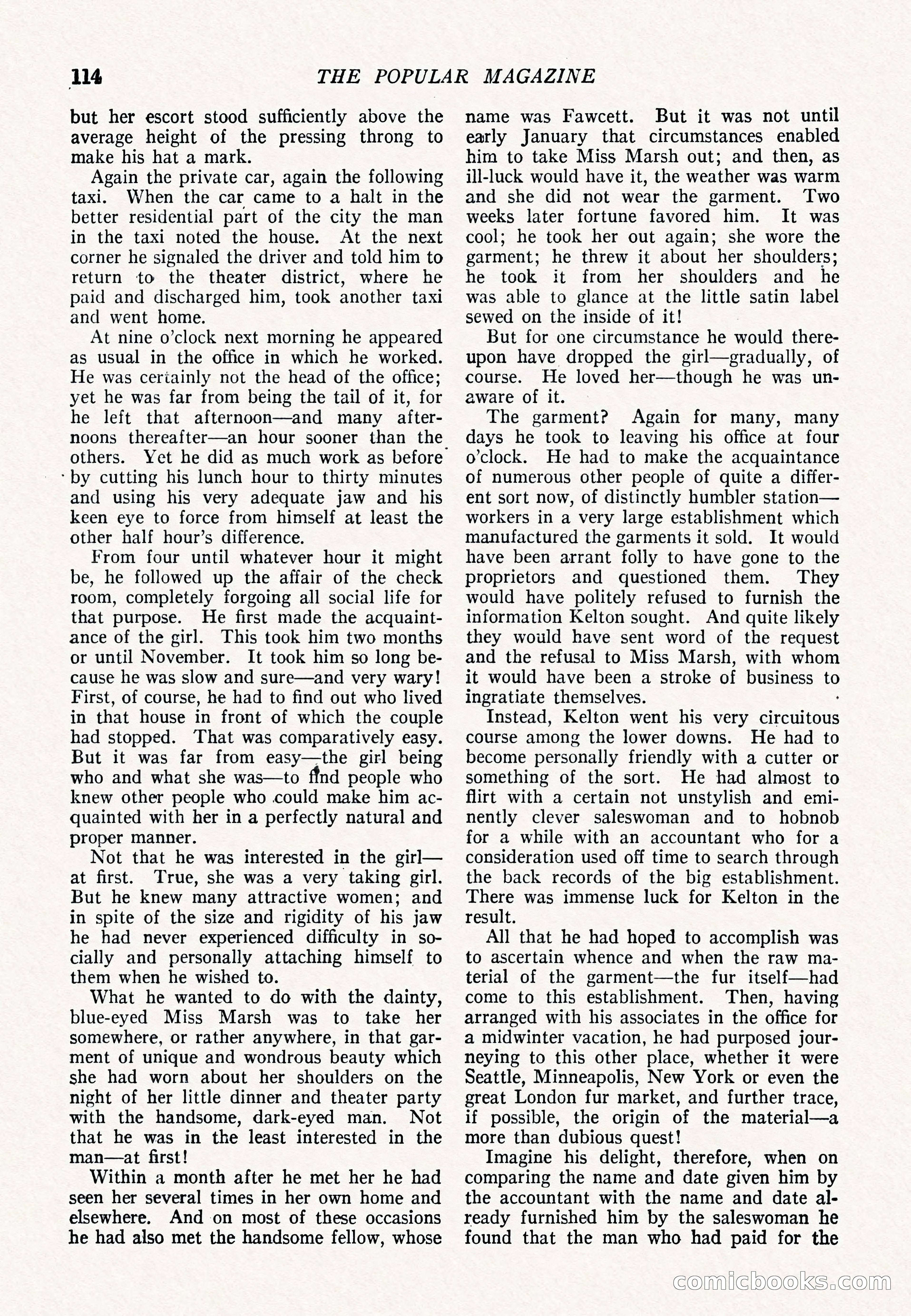 The Popular Magazine, March 7, 1922 — page 124 of 208