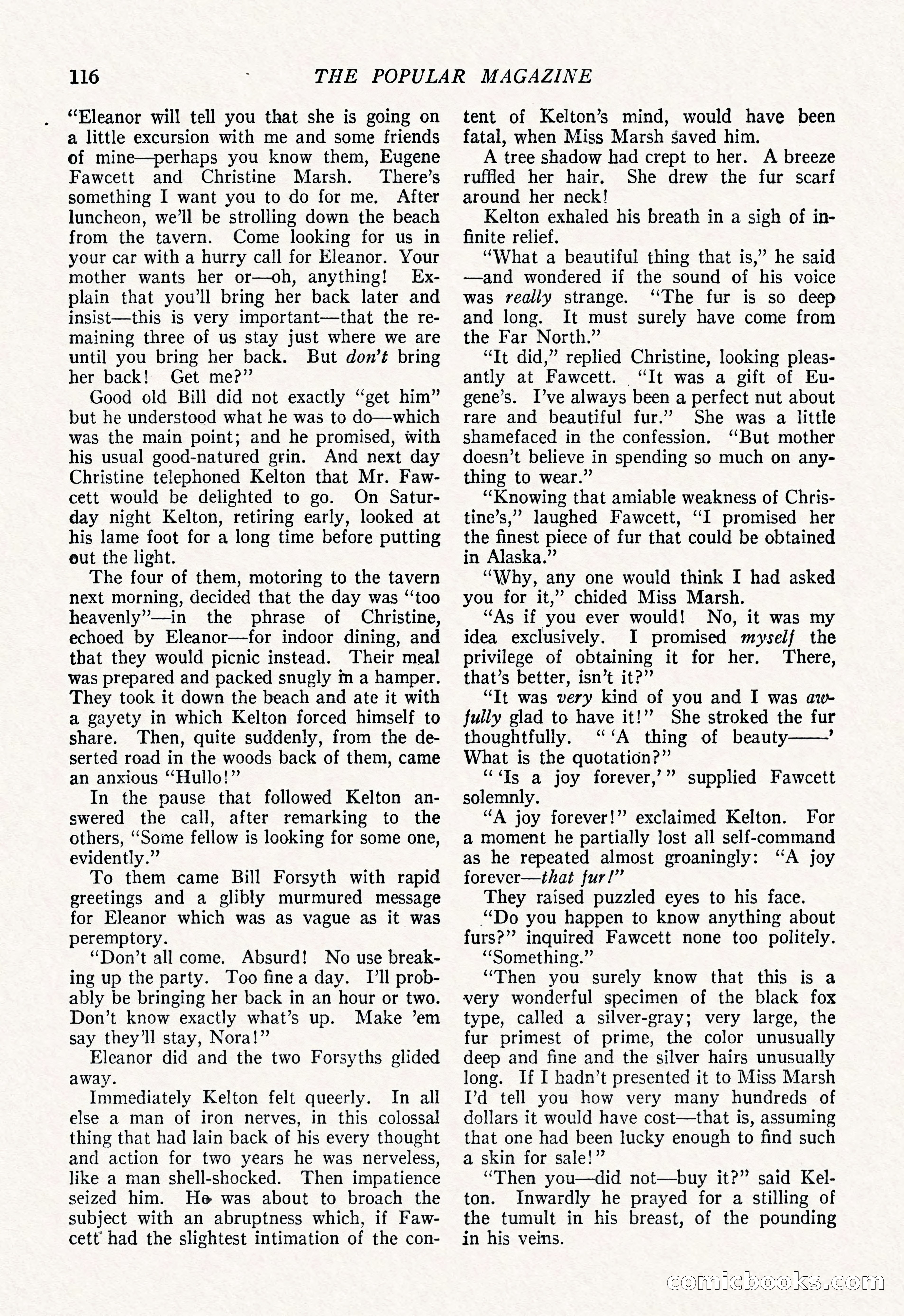 The Popular Magazine, March 7, 1922 — page 126 of 208