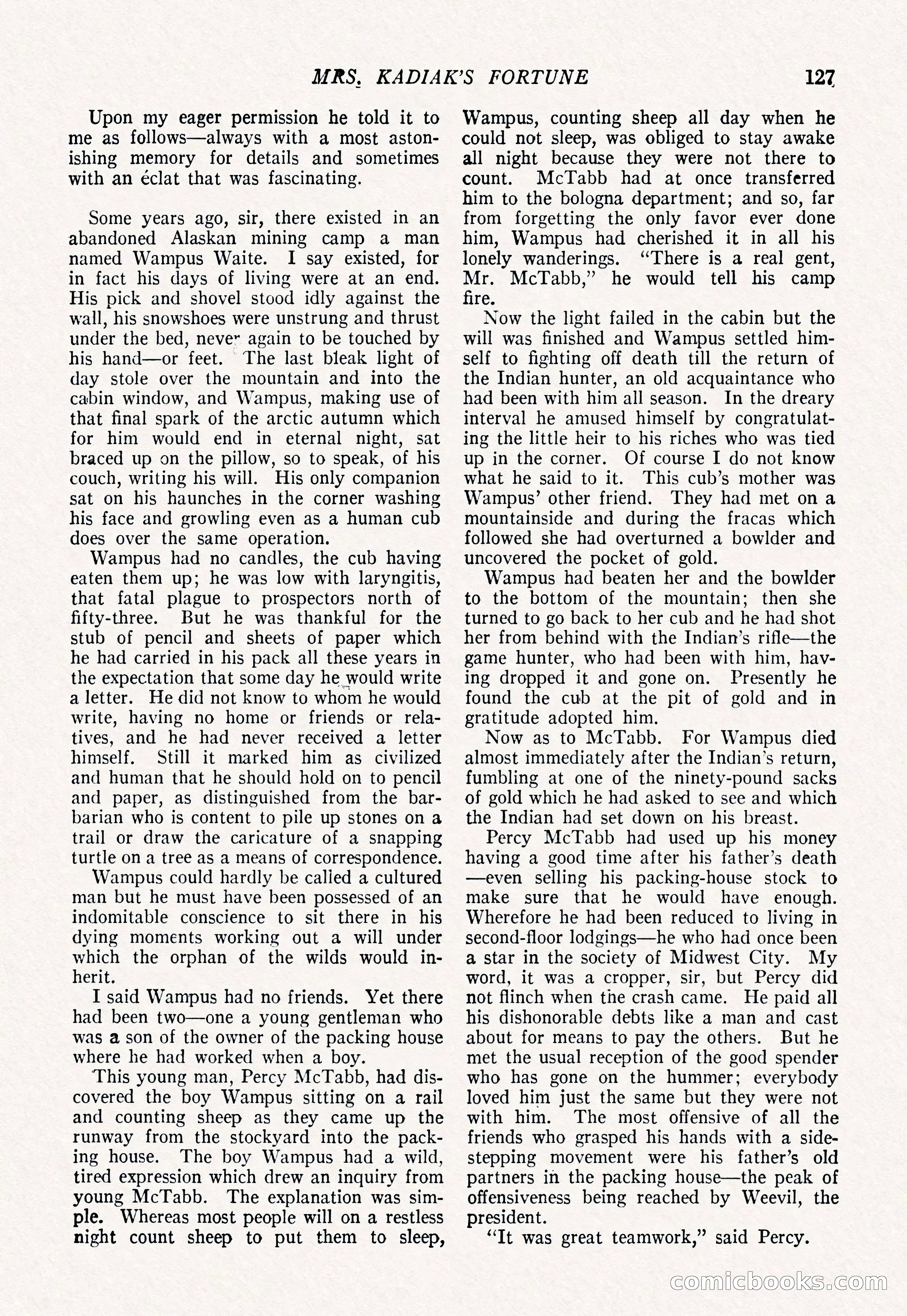 The Popular Magazine, March 7, 1922 — page 137 of 208