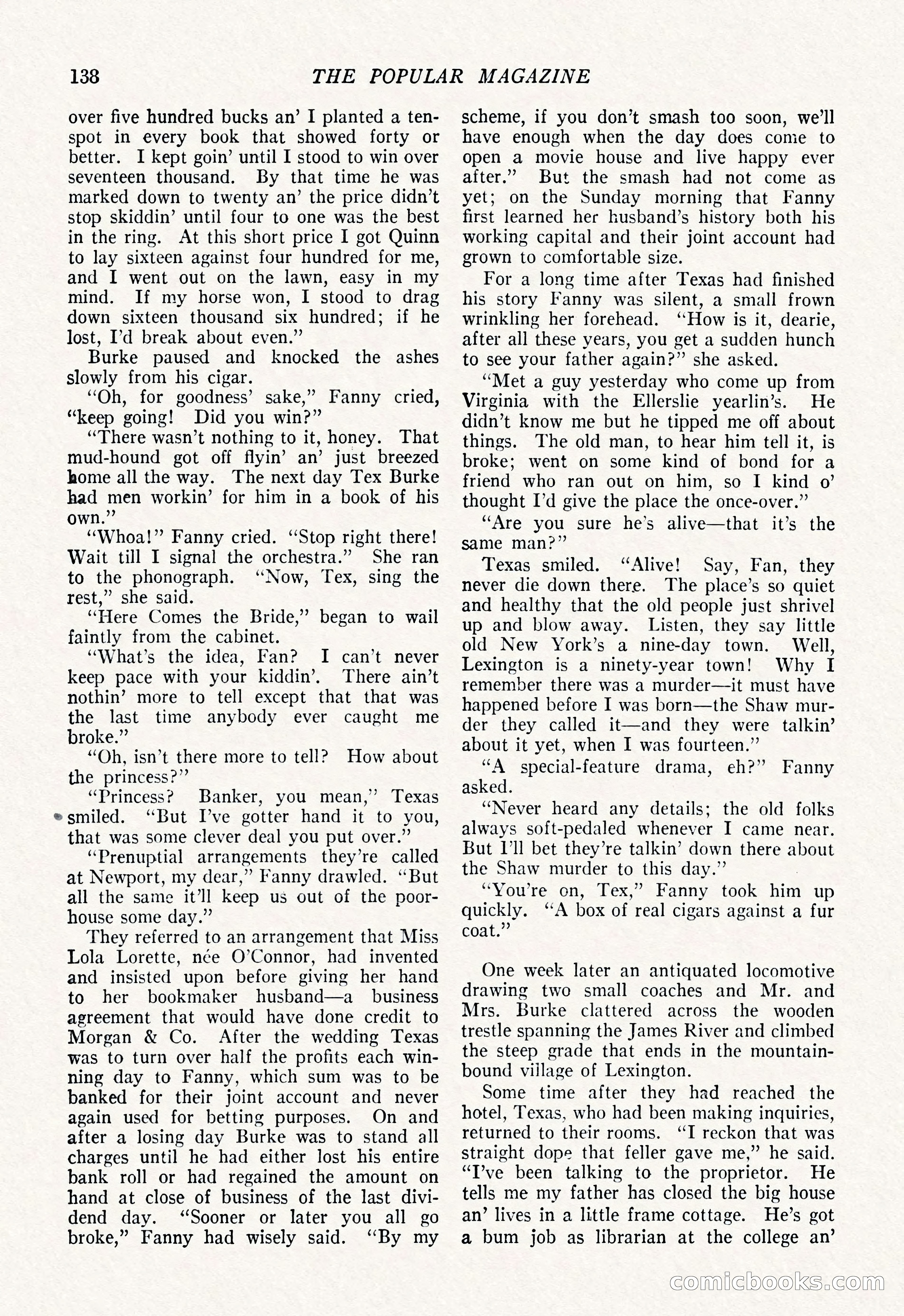 The Popular Magazine, March 7, 1922 — page 148 of 208
