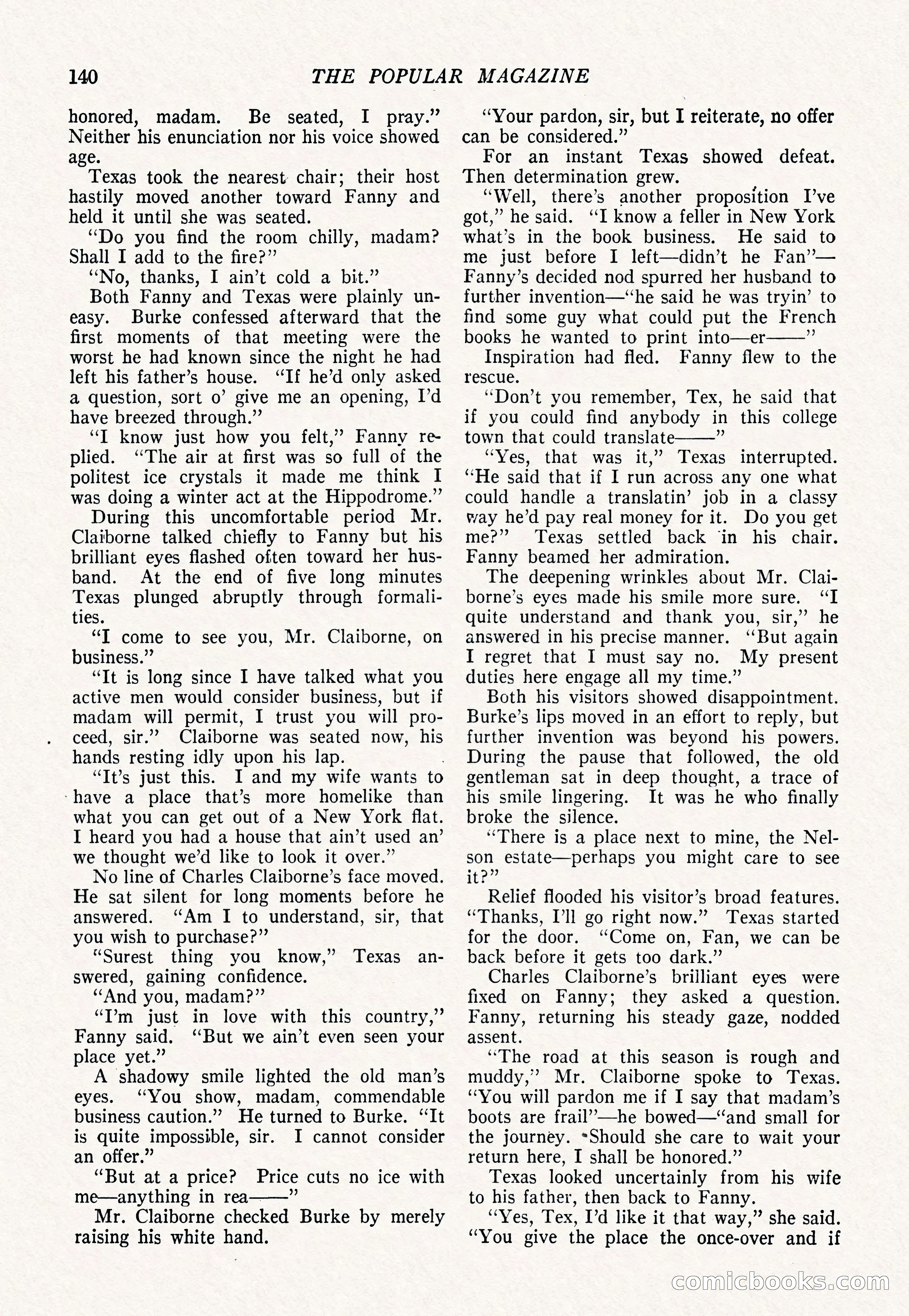 The Popular Magazine, March 7, 1922 — page 150 of 208