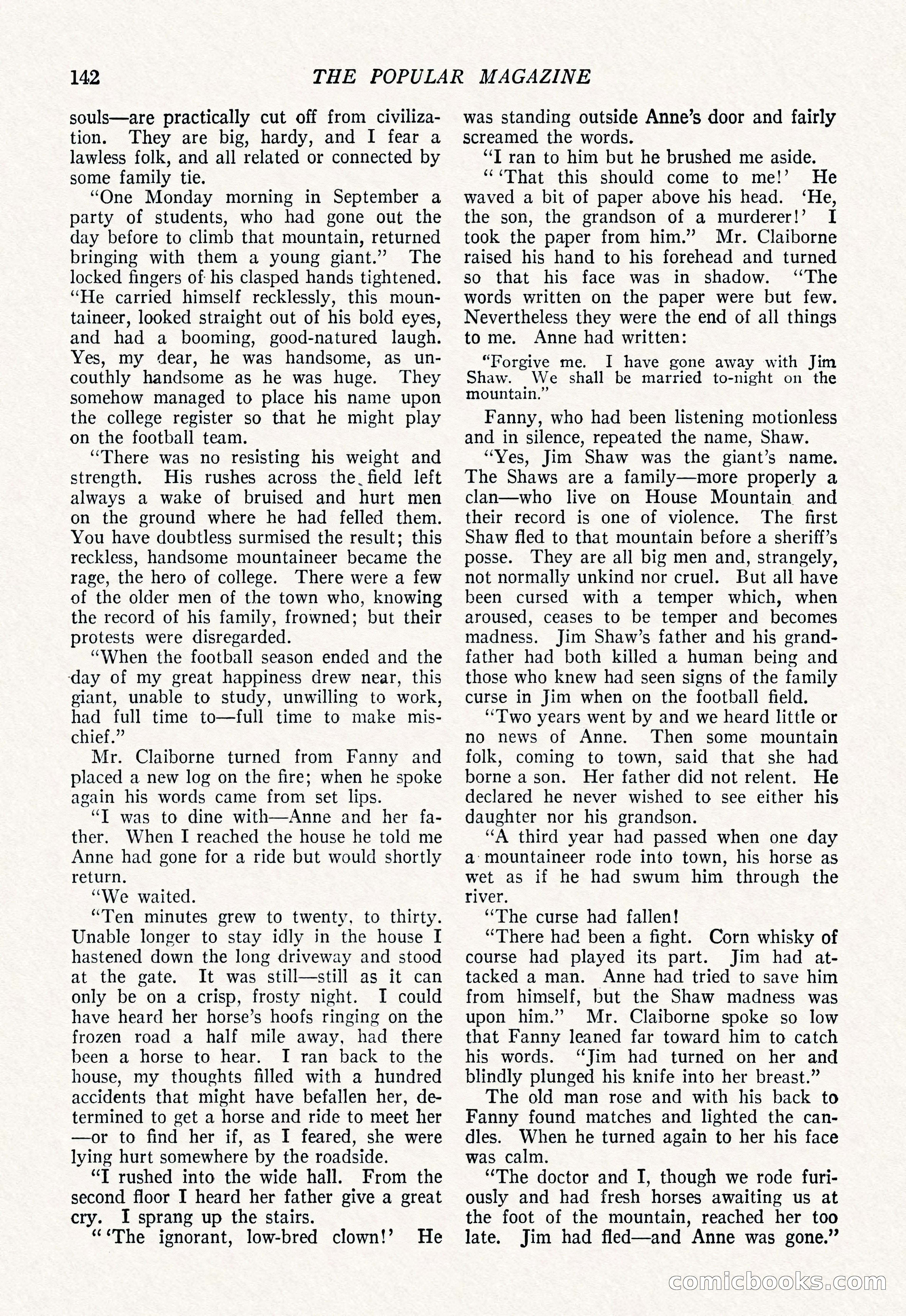 The Popular Magazine, March 7, 1922 — page 152 of 208