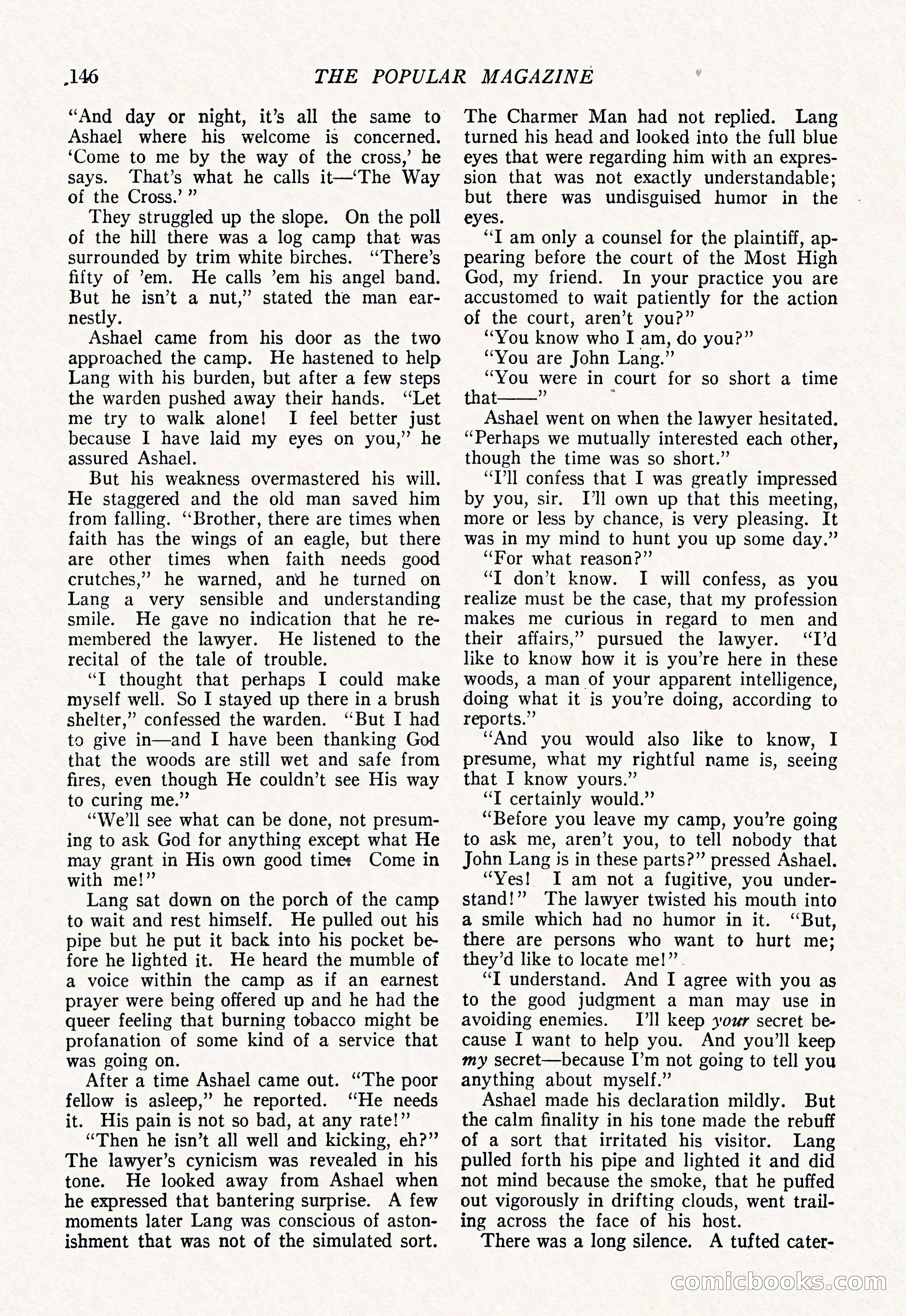 The Popular Magazine, March 7, 1922 — page 156 of 208