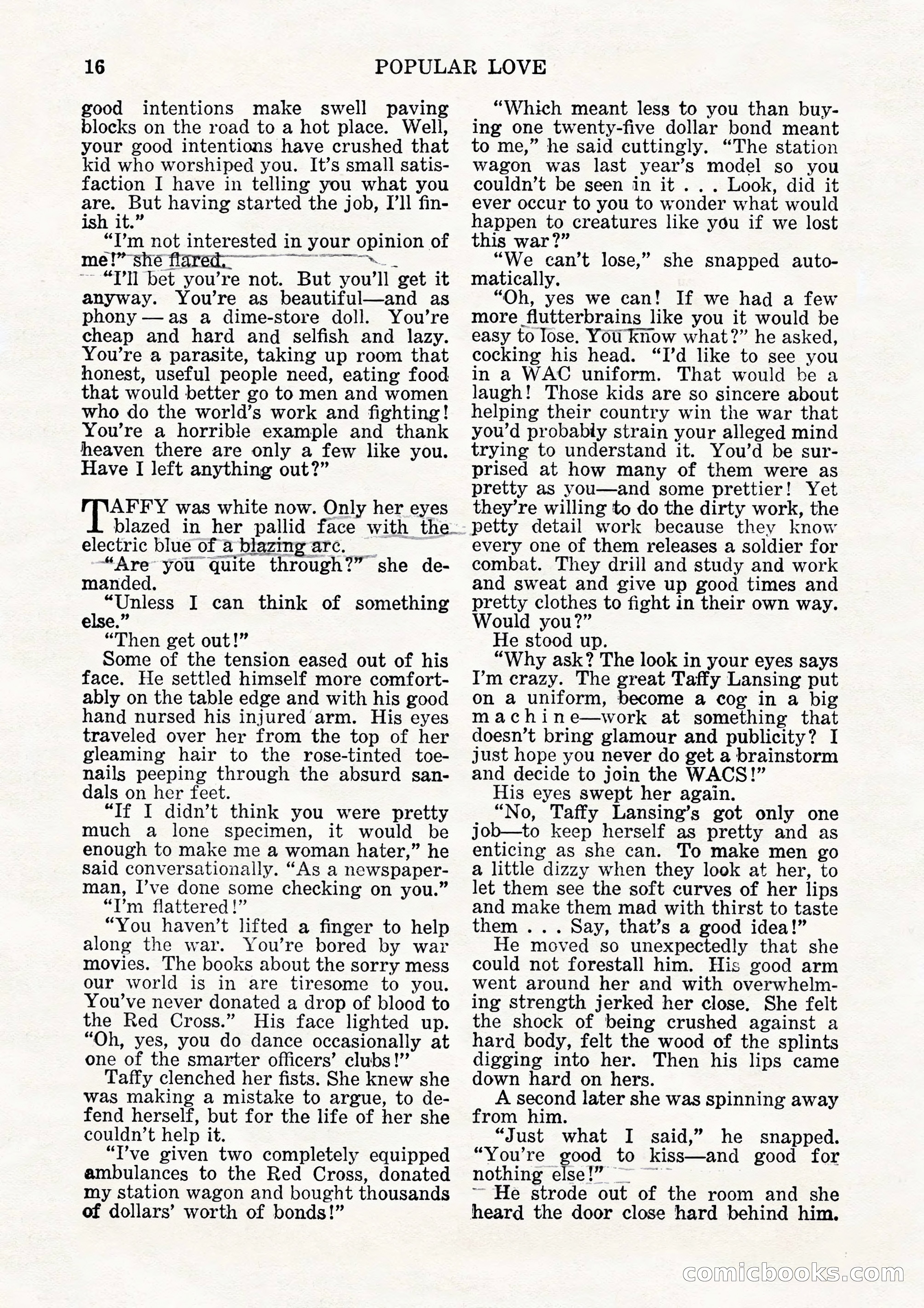 Popular Love, Vol. 15, No. 3 — page 16 of 100
