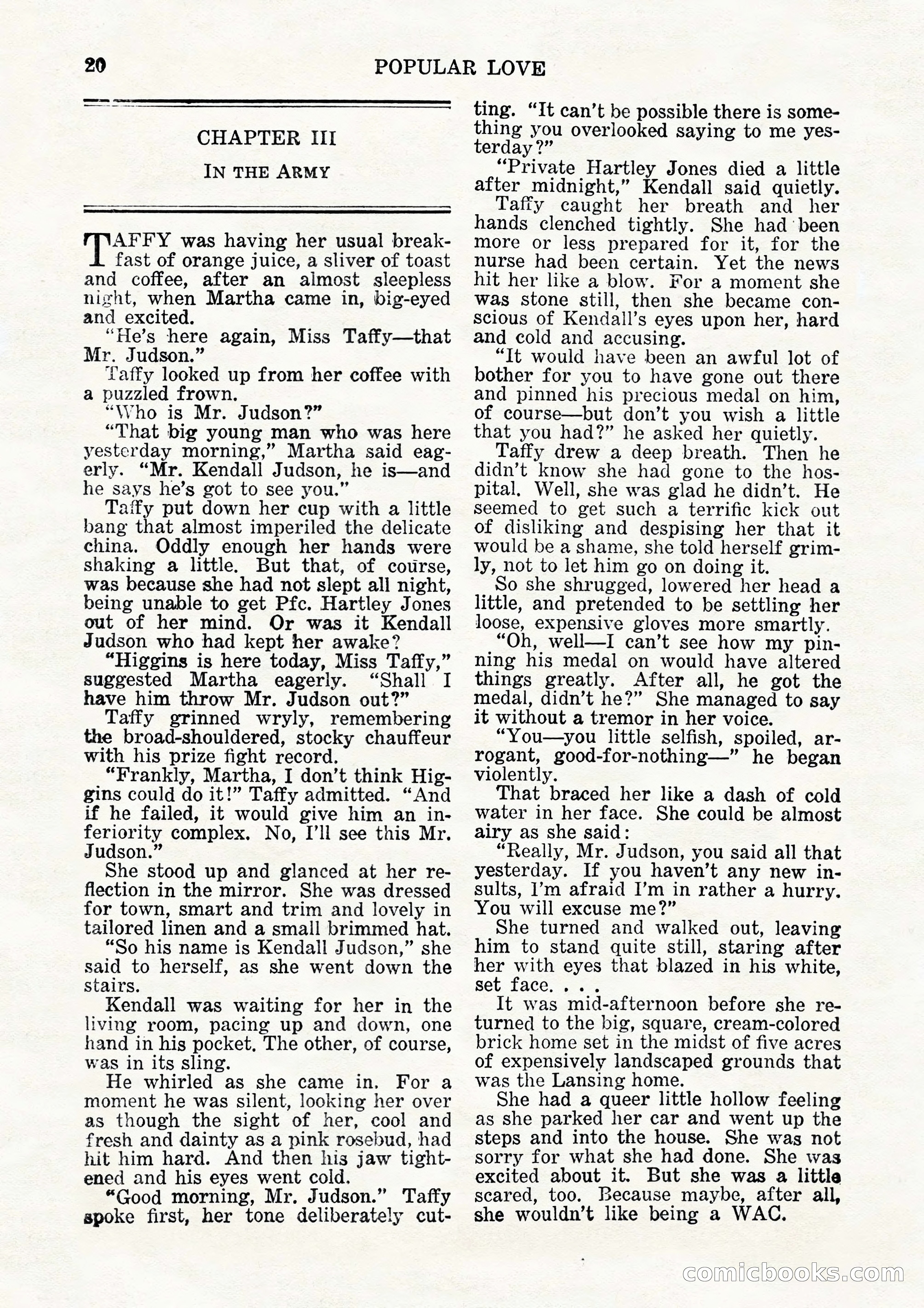 Popular Love, Vol. 15, No. 3 — page 20 of 100